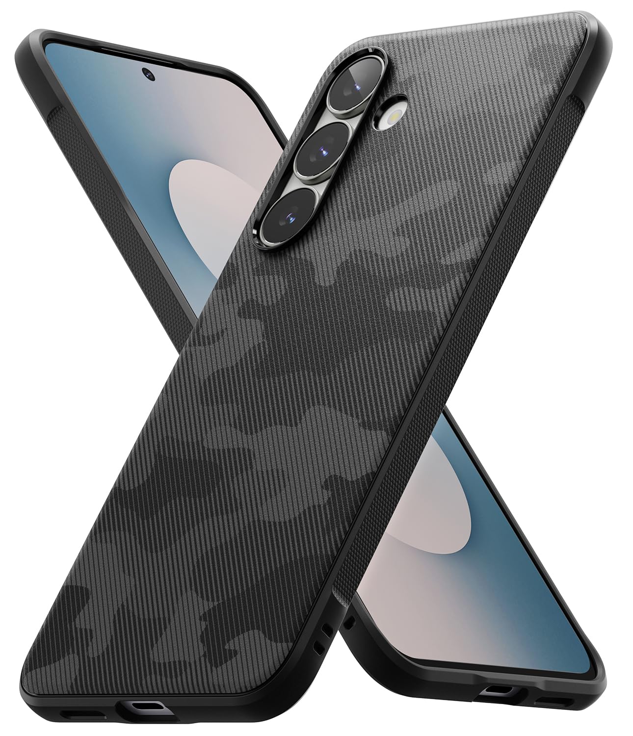 Ringke Onyx Case Compatible with Samsung Galaxy S25 Ultra, Firm Grip, Non-Slip Elegant Design, Perfect Fit, TPU Shockproof Scratch-Resistant Unique Texture Mobile Phone Case, Dark Green