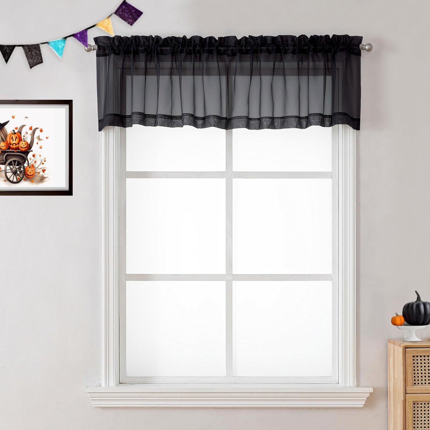 OVZME Extra Lange, durchsichtige Vorhänge, 241,3 cm Länge für französische Tür, Stangentasche, Voile, Fensterbehandlung für Wohnzimmer, Marineblau, 2 Paneele à 42 x 95 l