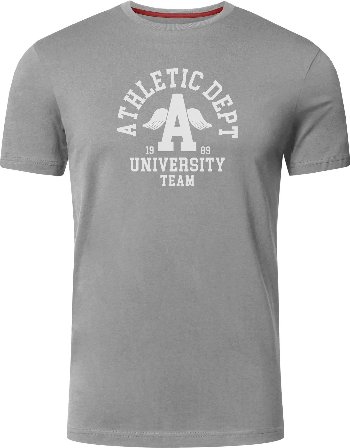 FULL TIME SPORTS Herren Baumwolle T-Shirt 4er Set Pack PRINT-001