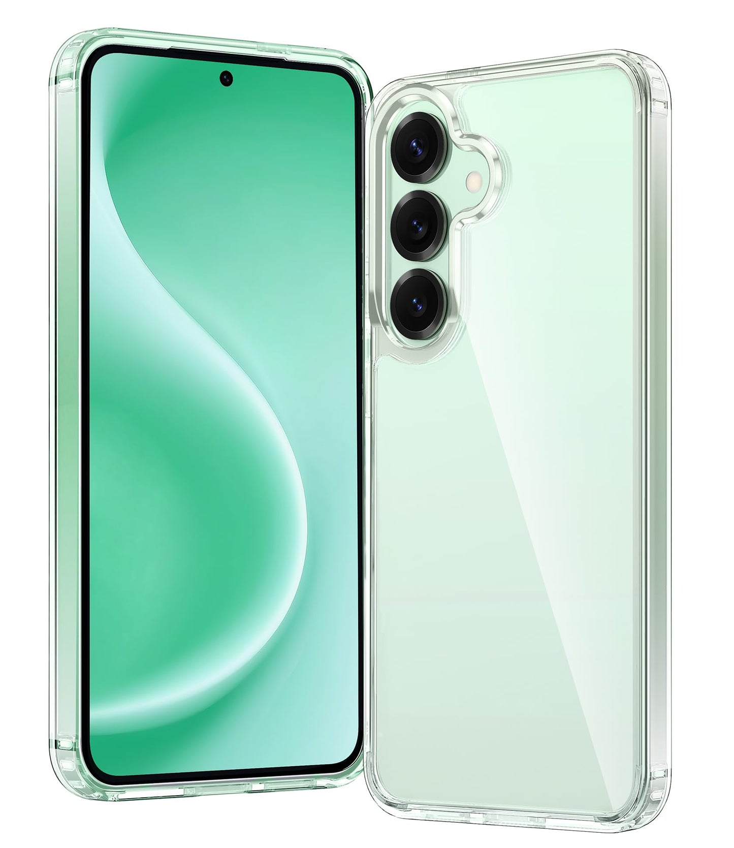 FNTCASE Case for Samsung Galaxy S25 Ultra 6.9 Inches, Military Drop Protection, Anti-Yellowing, Robust, Durable, Shockproof, Protective, Transparent, Clear