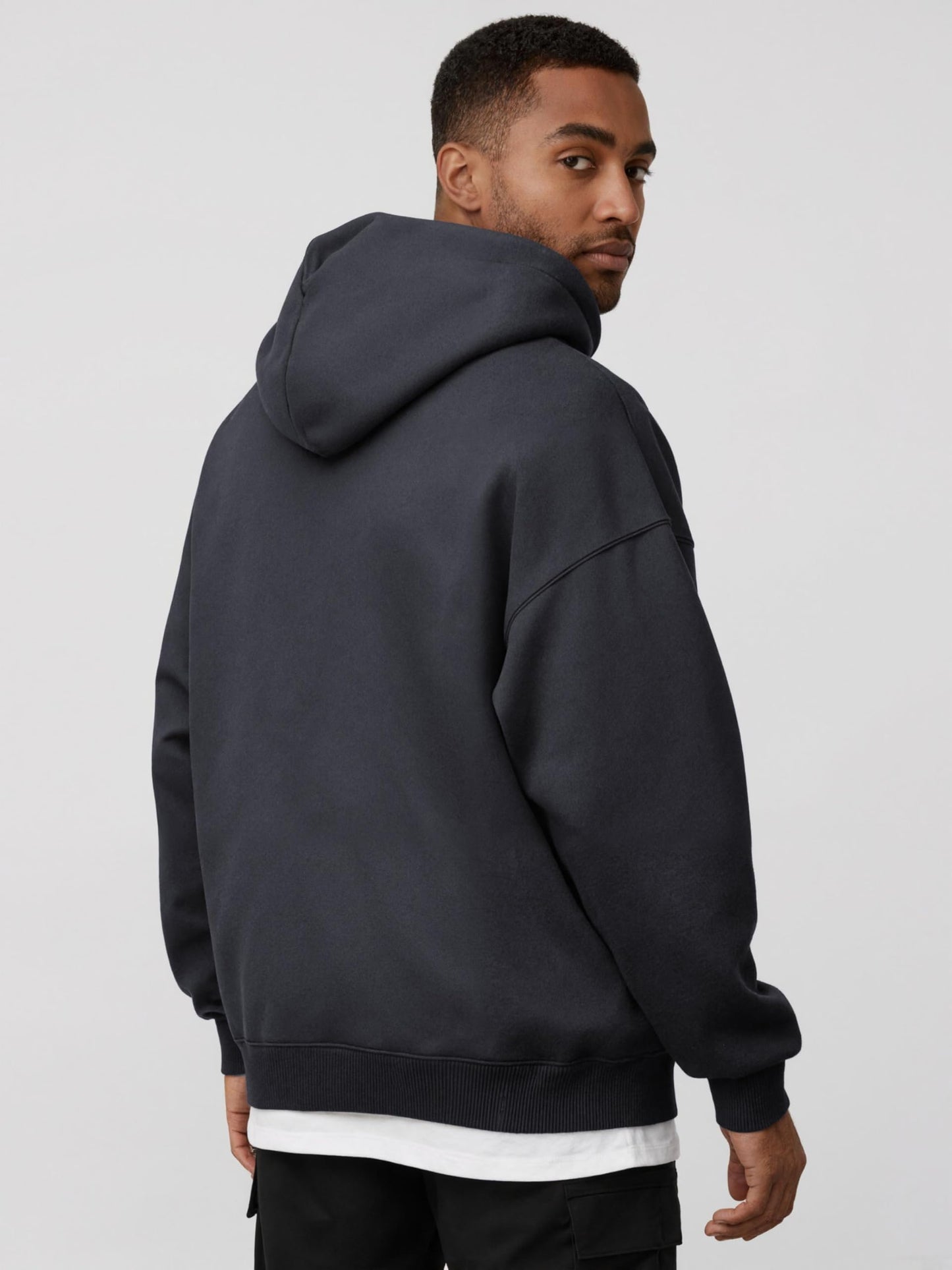 Oyamiki Hoodie Herren Langarm Kapuzenjacke Reißverschluss Sweatjacke Fleece Kapuzenpullover Lässige Kapuze Jacke Sweatshirt Pullover mit Taschen