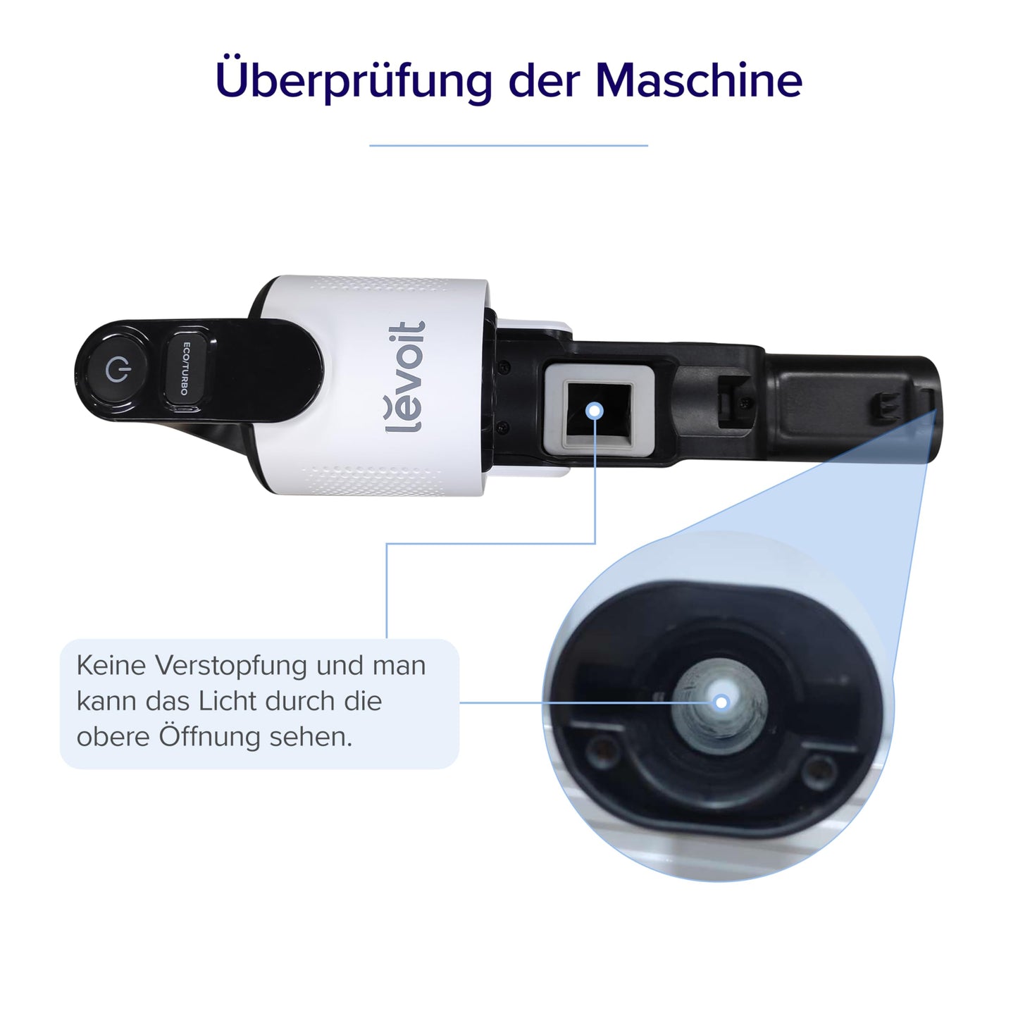 Levoit Akku Staubsauger mit Tierhaardüse, Anti-Haar-Verwicklung, max 50min Laufzeit, 4-in-1 Kabelloser Akkustaubsauger mit 99,9% Filterleistung, Beutelloser Akkusauger für Teppich Hartböden und Auto