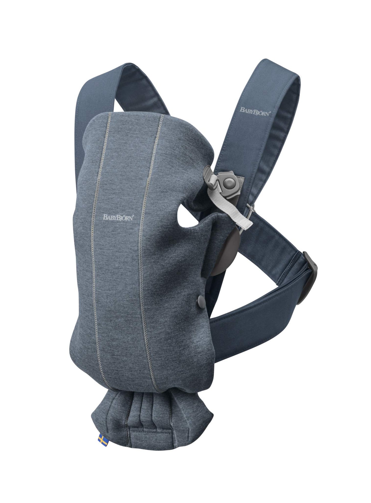 BabyBjörn Babytrage Mini, 3D-Netzstoff, Grau-Beige