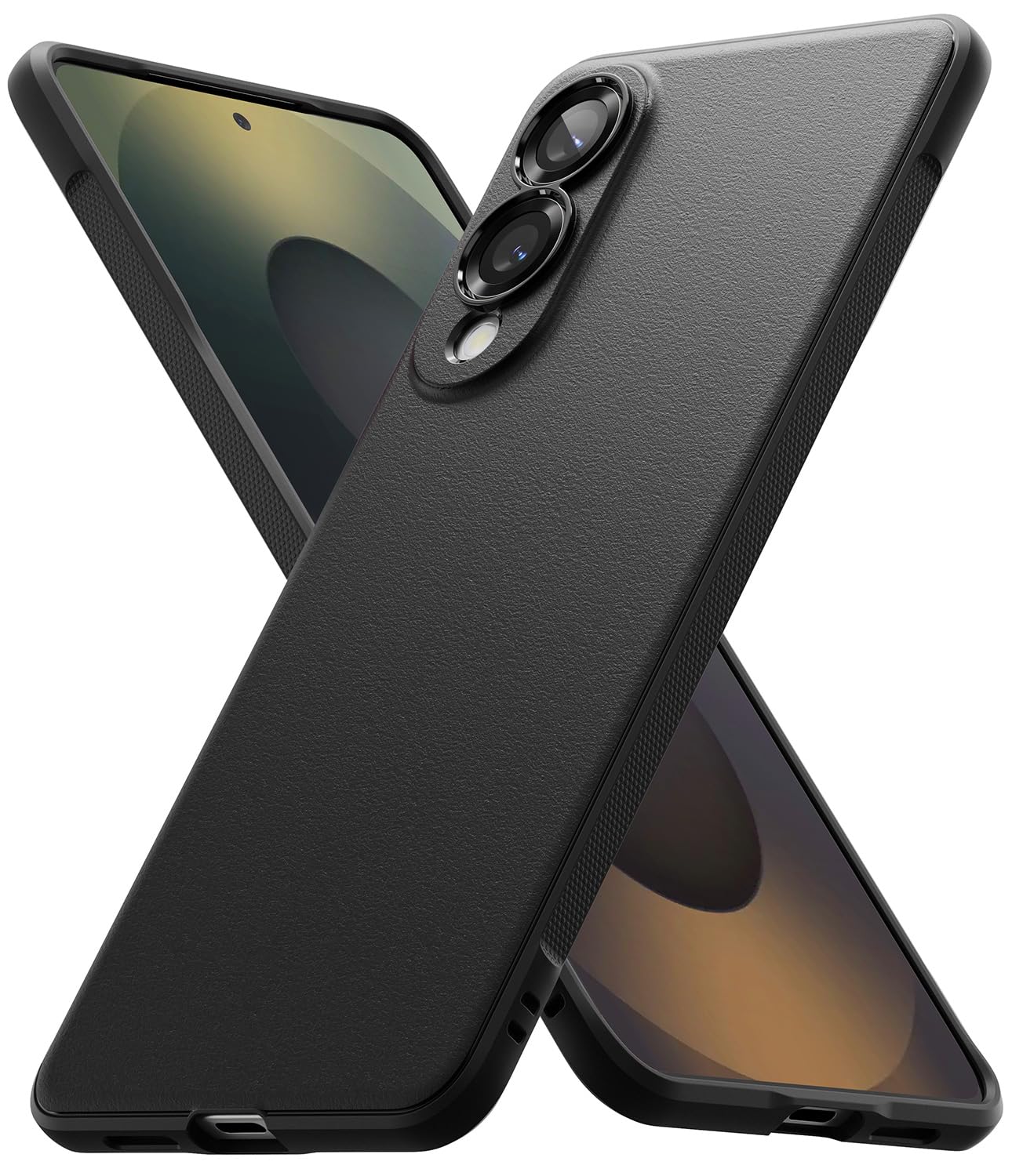 Ringke Onyx Case Compatible with Samsung Galaxy S25 Ultra, Firm Grip, Non-Slip Elegant Design, Perfect Fit, TPU Shockproof Scratch-Resistant Unique Texture Mobile Phone Case, Dark Green