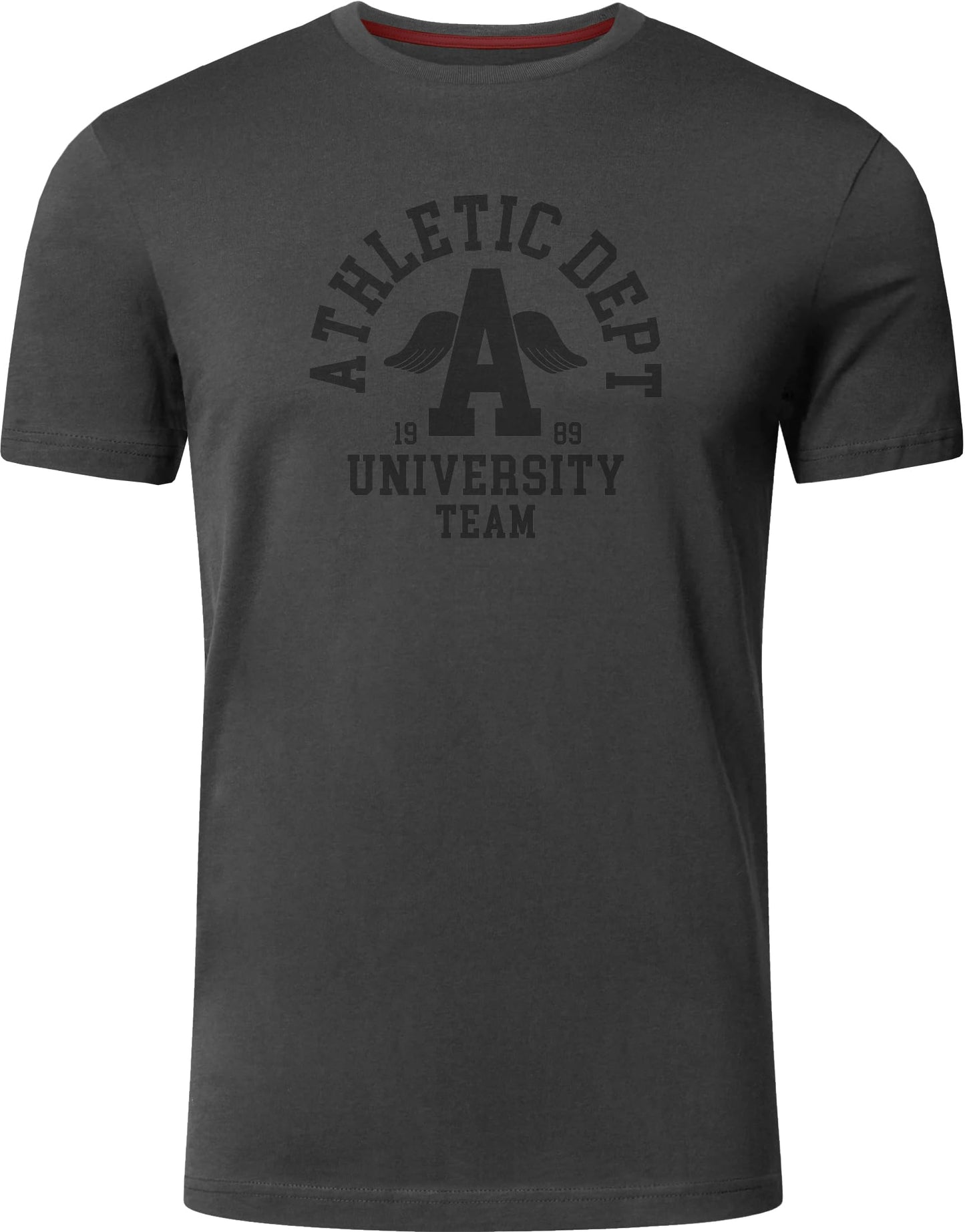 FULL TIME SPORTS Herren Baumwolle T-Shirt 4er Set Pack PRINT-001