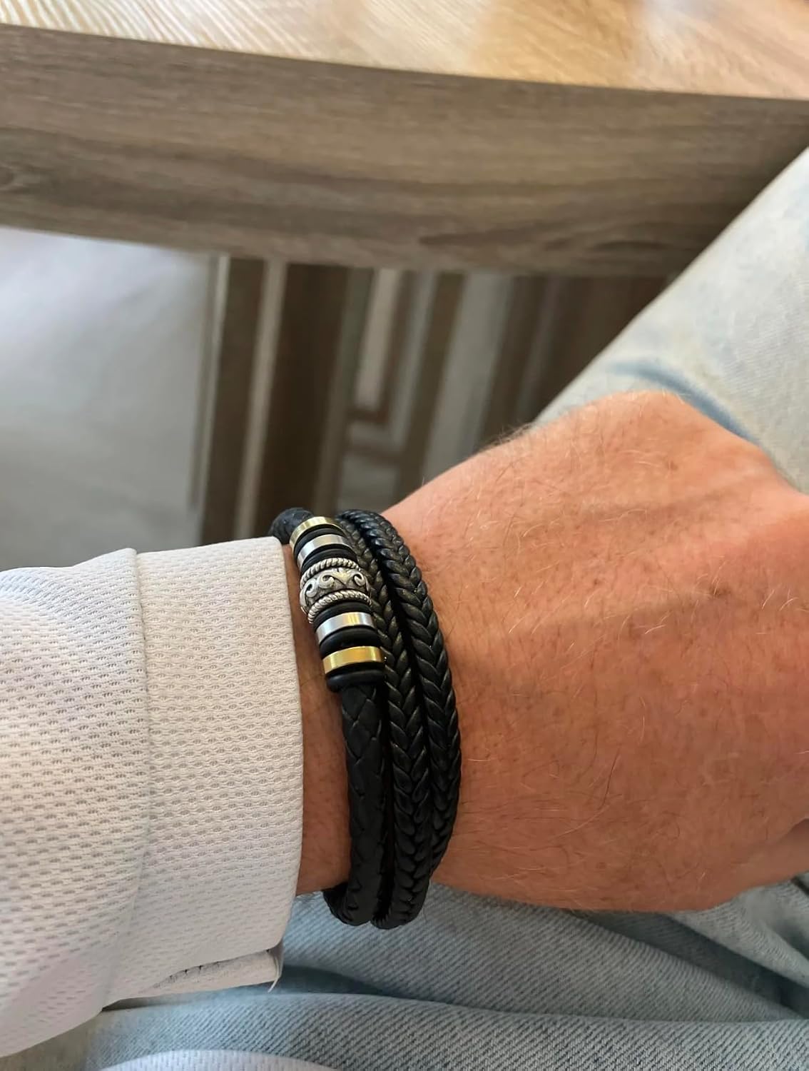 Geschenke Für Männer - Ich Liebe Dich Geschenke für Männer, Für Freund, Lederarmband Herren, Geburtstagsgeschenk Für Männer, Geschenk Für Ihn, Mit Gravur