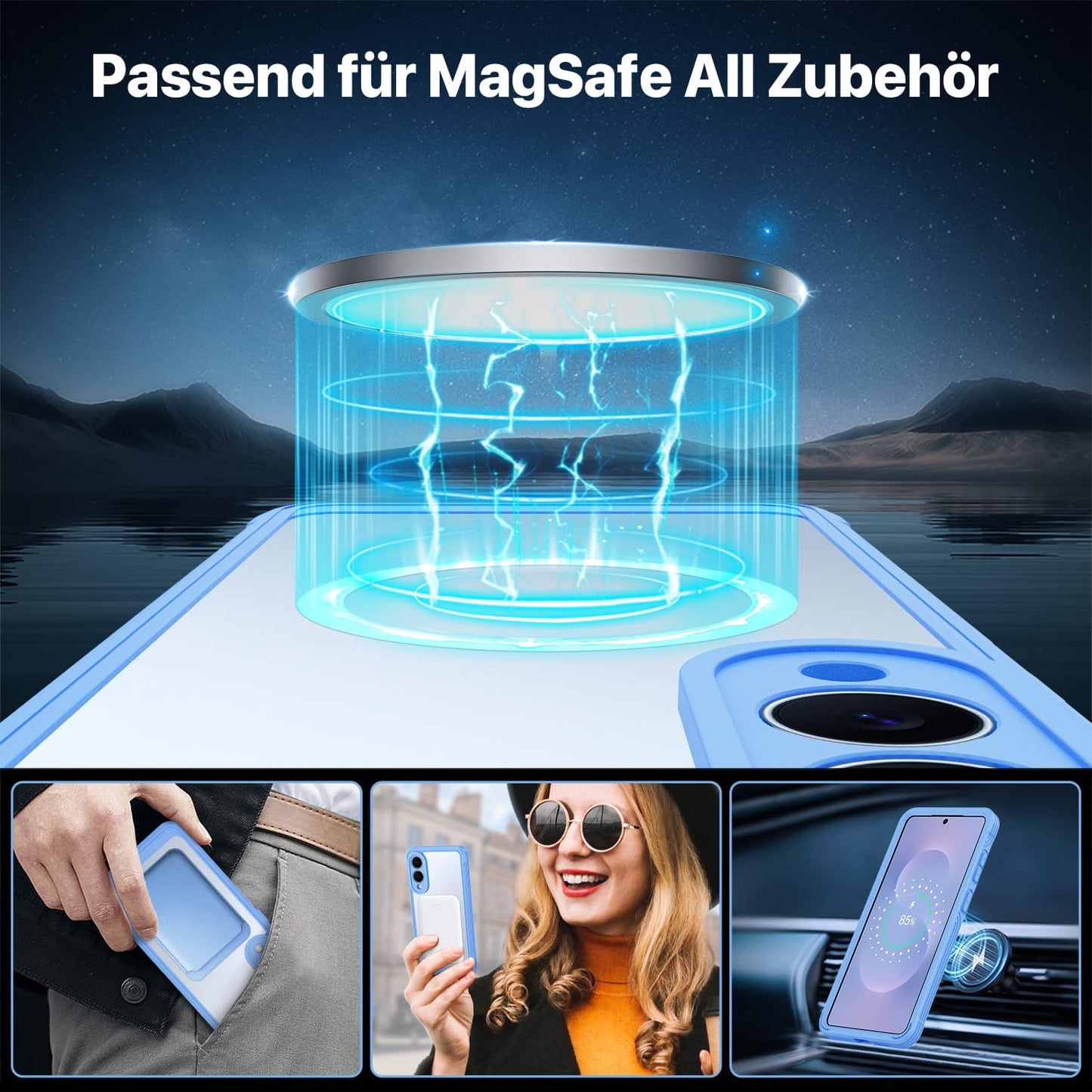 CENHUFO Privacy Screen Case for Samsung Galaxy S25 Ultra, Magnetic Mobile Phone Case with Built-in Privacy Tempered Glass Screen Protector and Camera Protection, 360 Degree Protective Case, Shockproof