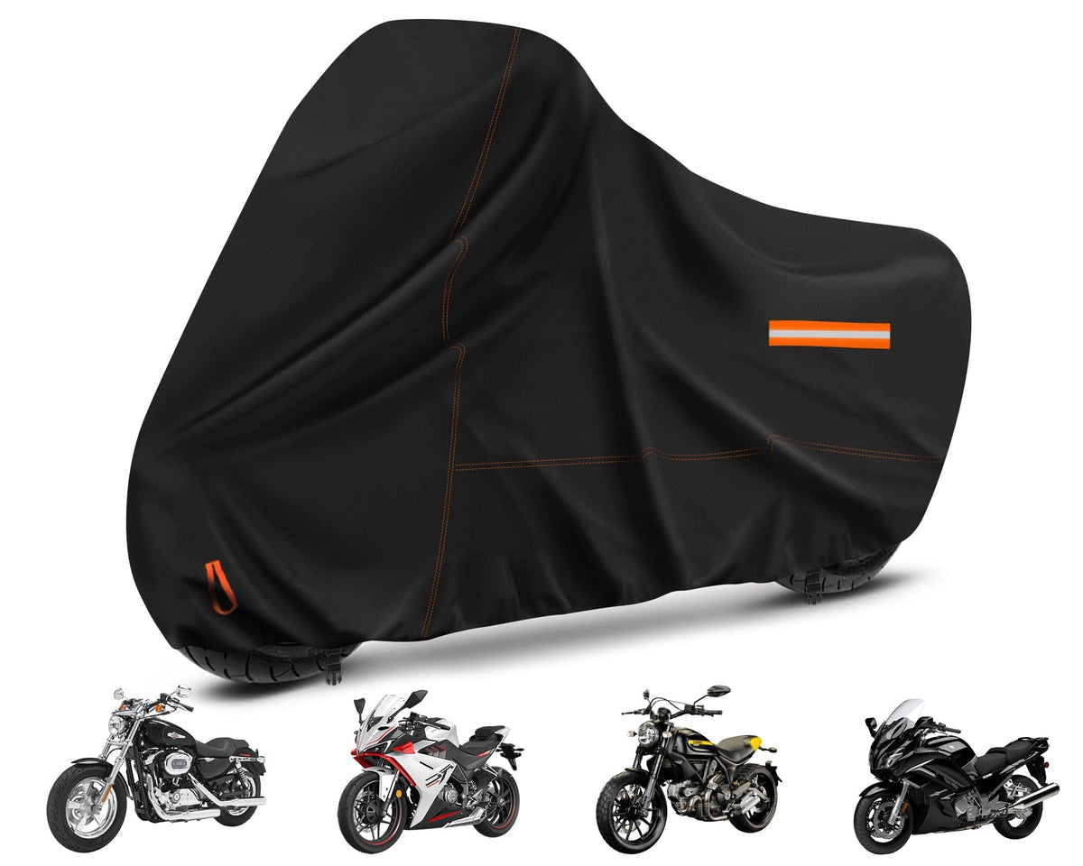 Enzeno Motorrad Abdeckplane Outdoor,245x106x125cm Motorradplane Wasserdicht
