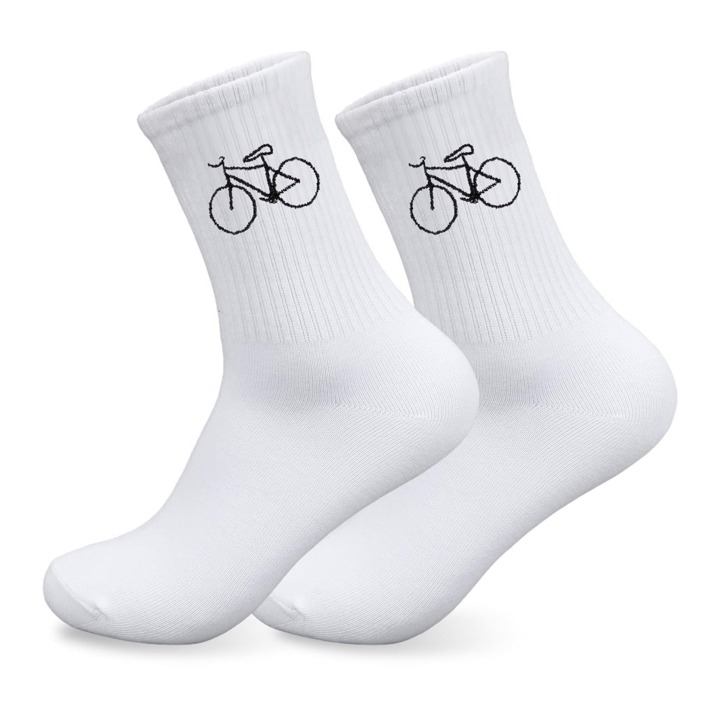 HUKUMA Rennrad Socken,35-46 Fahrradsocken Herren,Fahrrad Geschenk für Herren Damen,Rennrad Zubehör,Fahrradfahrer Tennissocken Accessoires,Lustiges Geschenk für Geburtstag Männer und Frauen