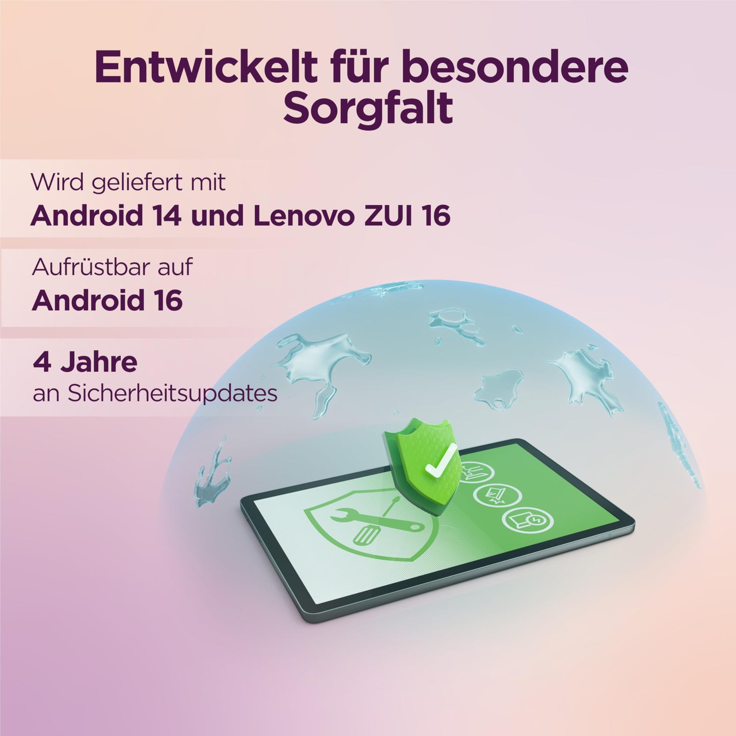 Lenovo Tab M11 Tablet | 11 Inch WUXGA Touch Display | MediaTek Helio G88 | 4GB RAM | 128GB eMMC 5.1 | Android 14 | Green | Includes Lenovo Tab Pen