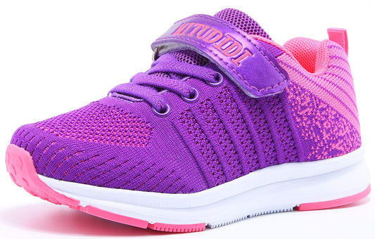 Mitudidi Unisex-Kinder Turnschuhe Mädchen Sportschuhe Leicht Atmungsaktiv Laufschuhe Outdoor Fitnessschuhe Sneaker Hallenschuhe