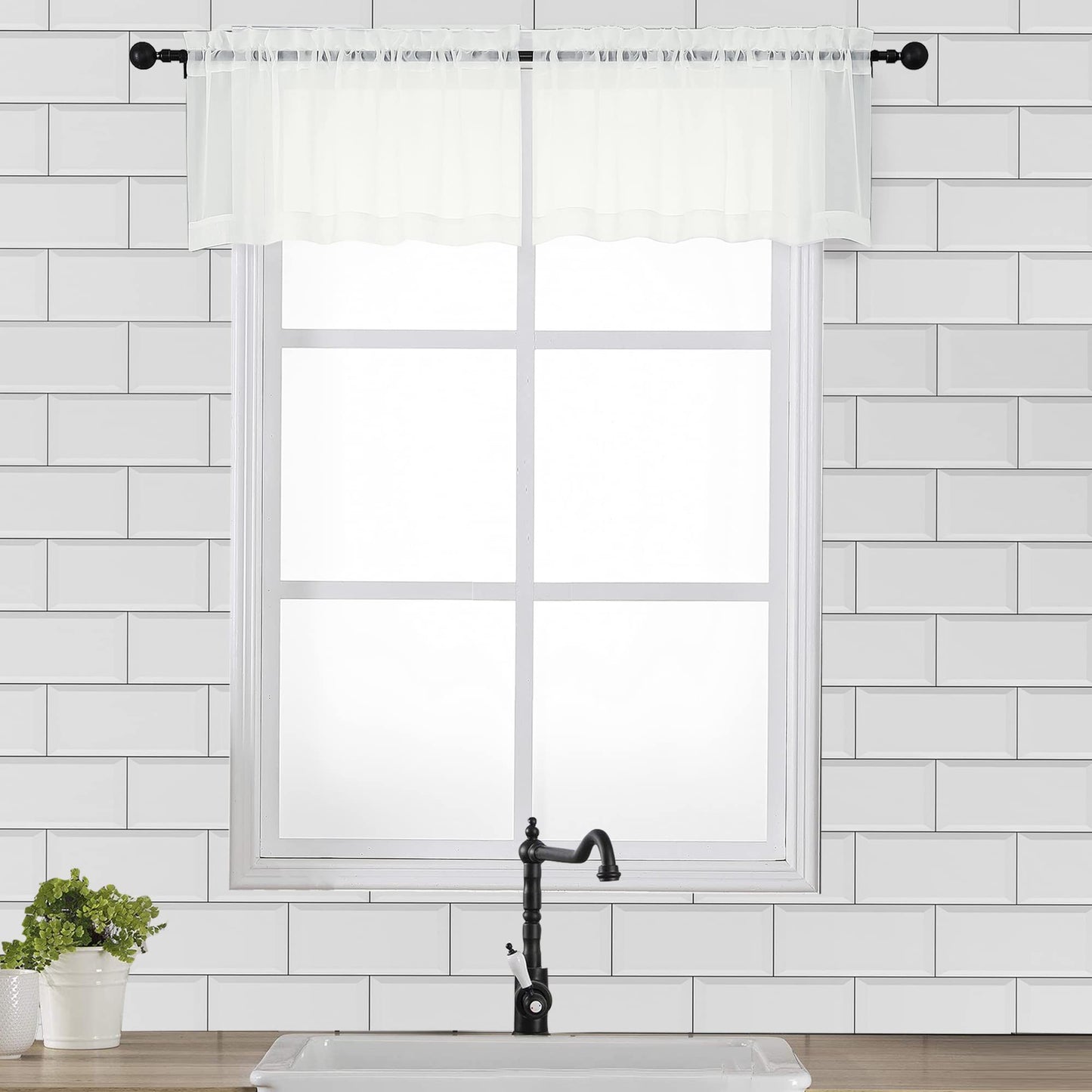 OVZME Extra Lange, durchsichtige Vorhänge, 241,3 cm Länge für französische Tür, Stangentasche, Voile, Fensterbehandlung für Wohnzimmer, Marineblau, 2 Paneele à 42 x 95 l