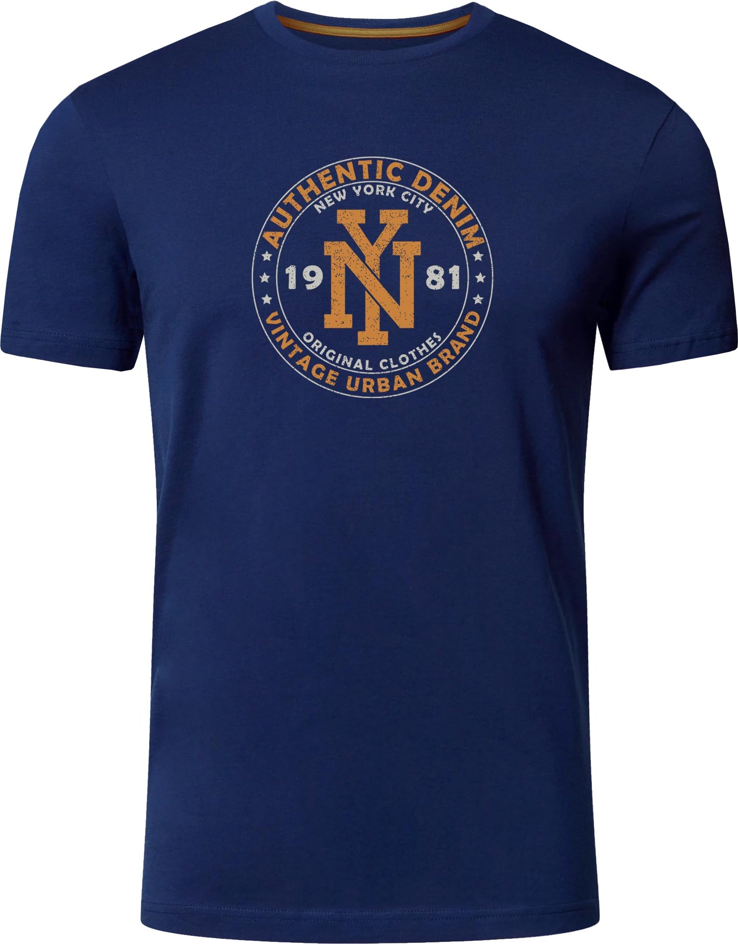 FULL TIME SPORTS Herren Baumwolle T-Shirt 4er Set Pack PRINT-001
