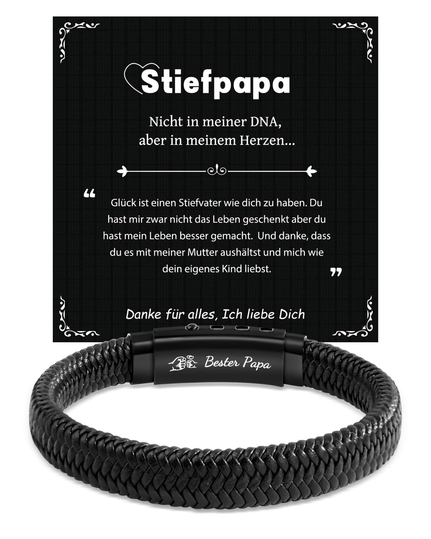 CheersLife Ich Liebe Dich Geschenke für Männer An Meinen Sohn Bruder Mann