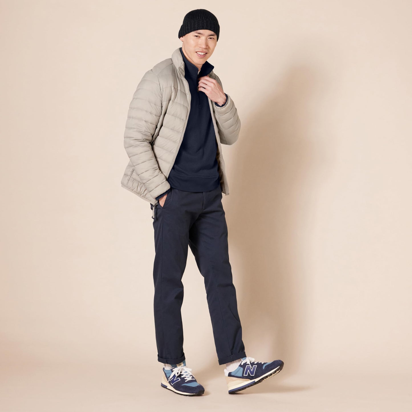 Amazon Essentials Men's Long Sleeve Fleece Quarter Zip Sweatshirt