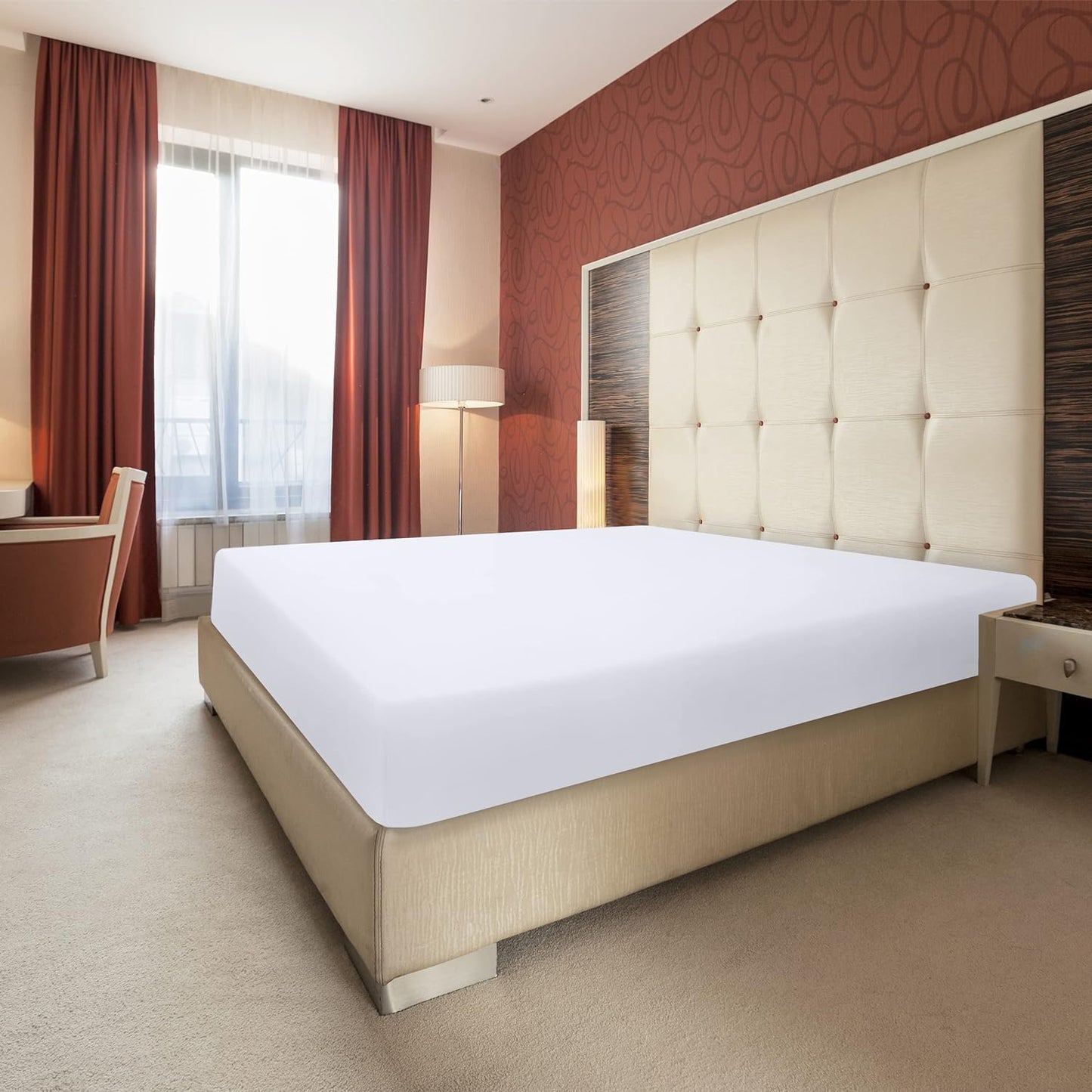 Utopia Bedding - Spannbettlaken 180x200cm - Grau - Gebürstete Polyester-Mikrofaser Spannbetttuch - 35 cm Tiefe Tasche