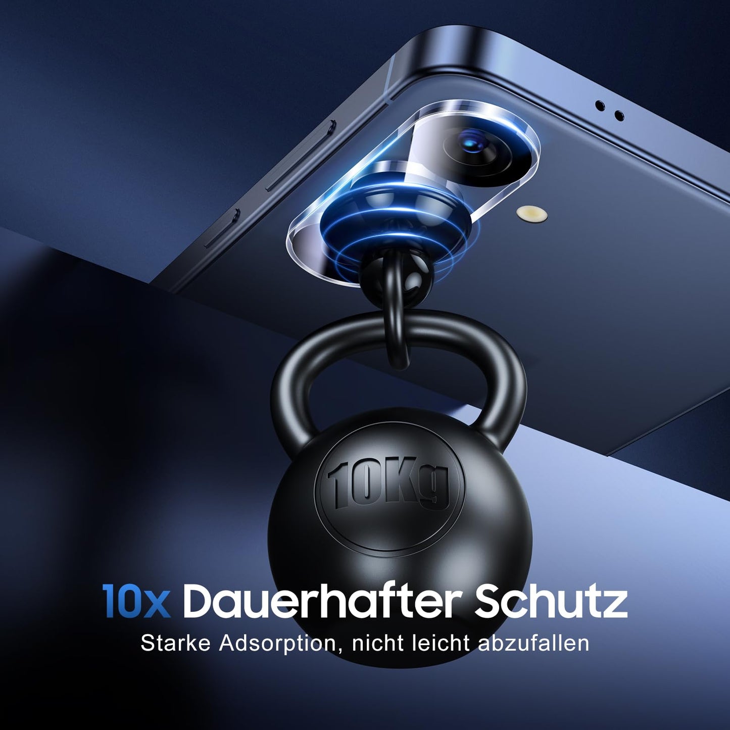 UniqueMe For Samsung Galaxy S25 Ultra Camera Protection - [Scratch-Resistant, Stable] Ultra Clear 9H Hardness Camera Protection for Samsung S25 Ultra Camera Protection [Pack of 3] - HD Transparent