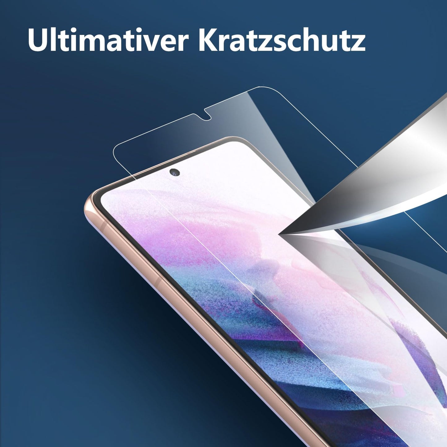 NEW'C Pack of 3 for Samsung Galaxy S25 Ultra Tempered Glass, Scratch Free, 9H Hardness, HD Screen Protector, Ultra Clear, Ultra Resistant