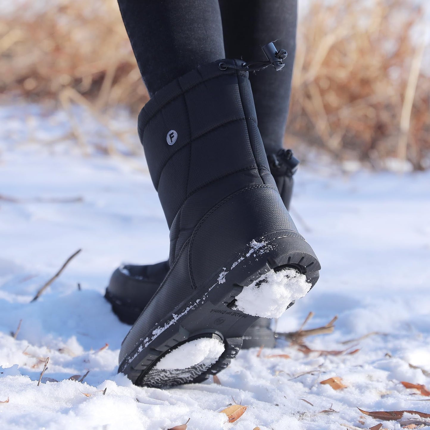 BARFULKER Winterschuhe Herren Damen Winterstiefel Outdoor Warm Gefüttert Schneestiefel,Gr.36-46 EU