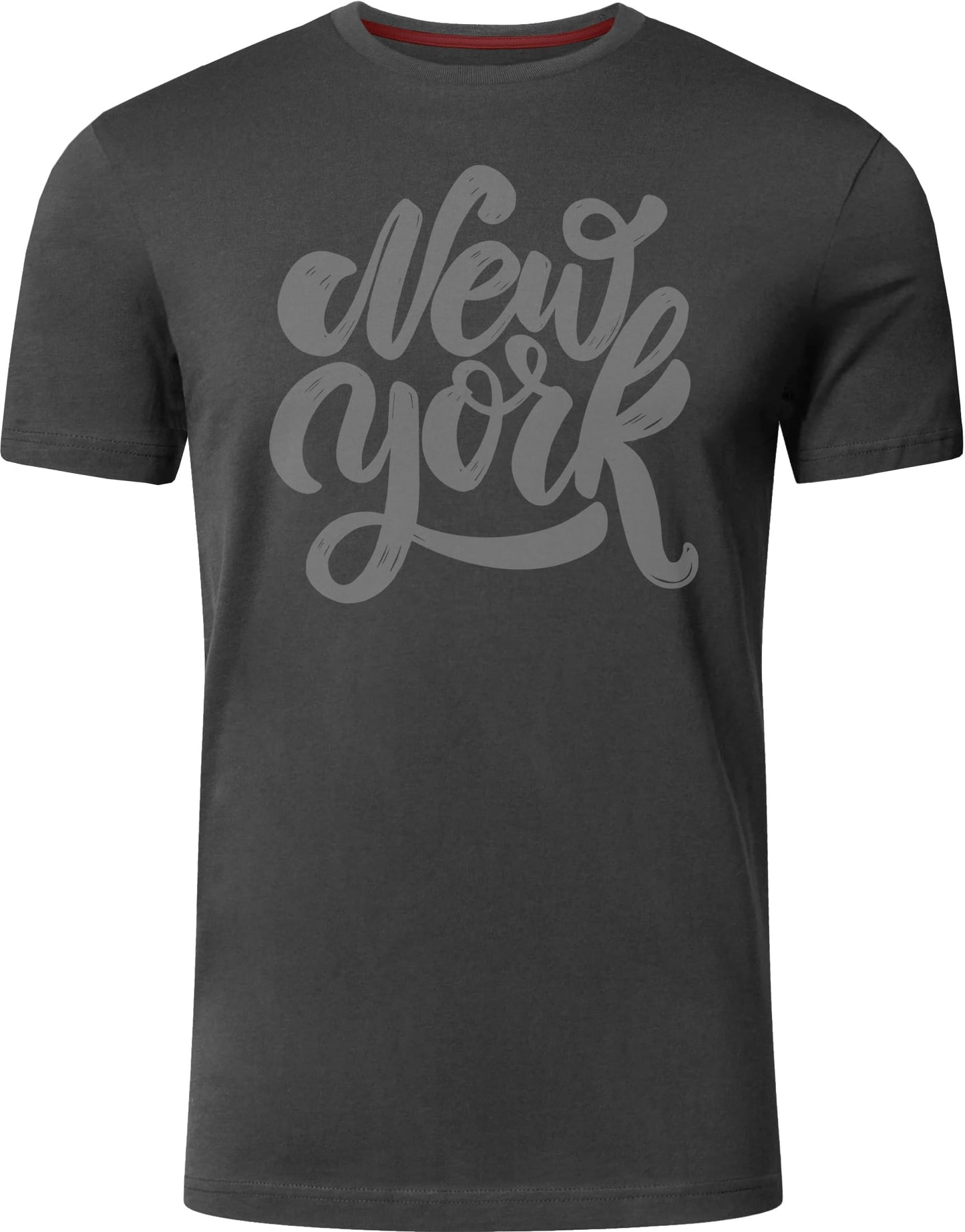 FULL TIME SPORTS Herren Baumwolle T-Shirt 4er Set Pack PRINT-001