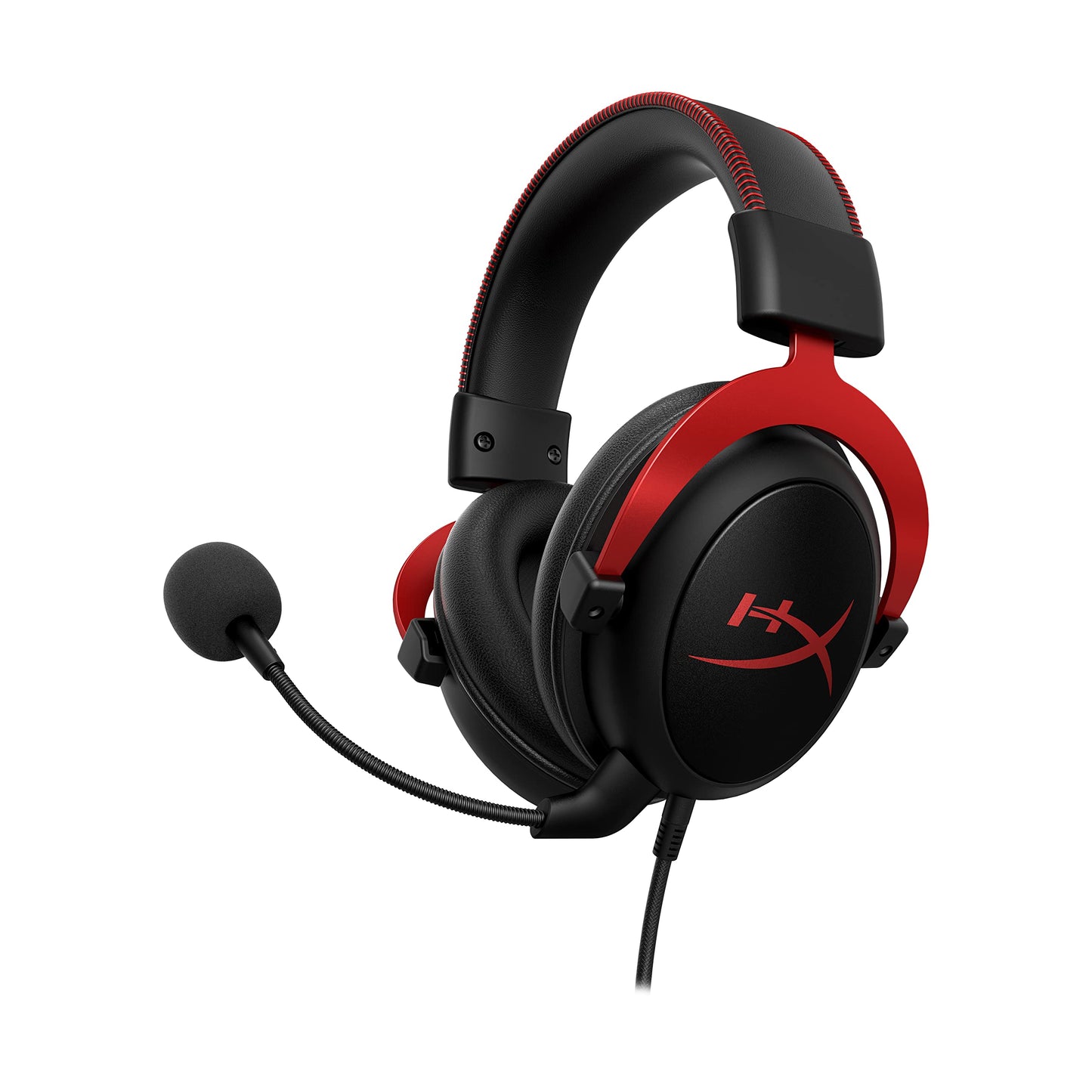 HyperX Cloud III – Kabelgebundenes Gaming-Headset, PC, PS5, Xbox Series X|S, abgewinkelte 53mm-Treiber, DTS, Memory-Schaum, Stabiler Rahmen, ultraklares 10mm-Mikrofon, USB-C, USB-A, 3,5mm, Schwarz