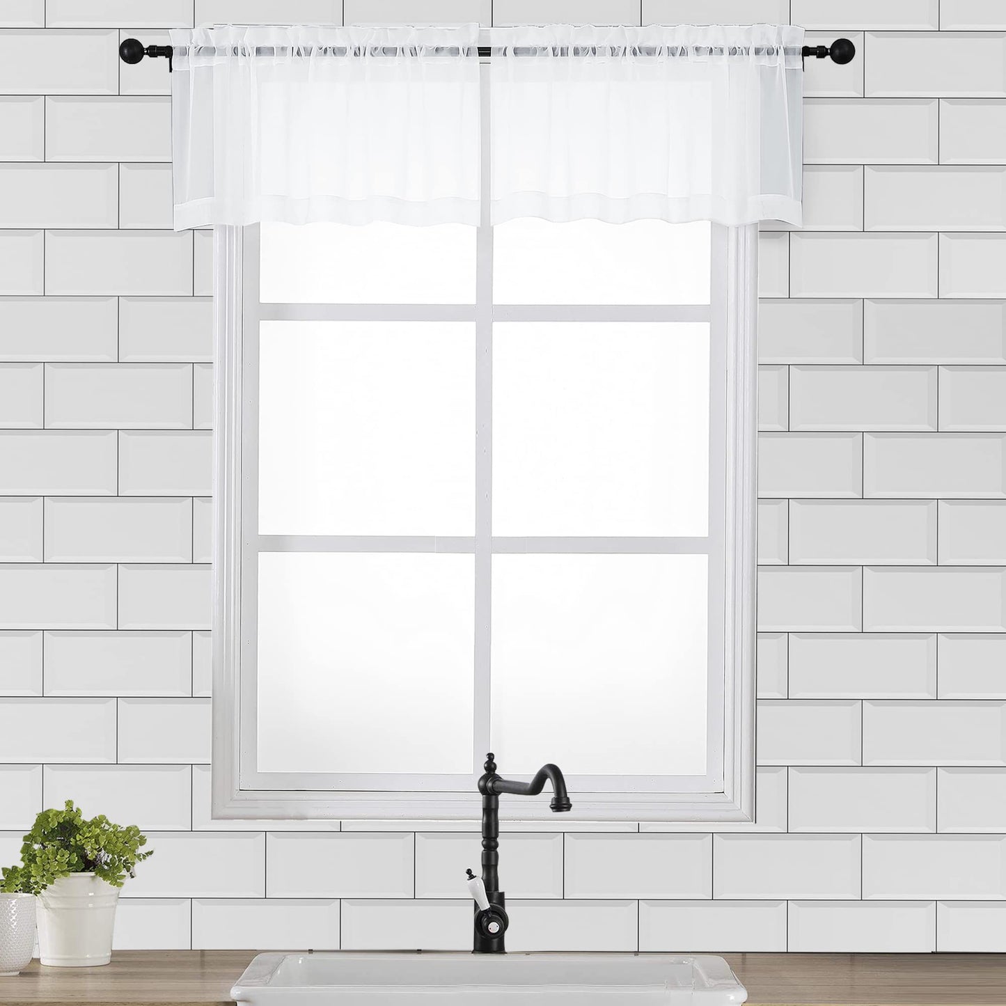 OVZME Extra Lange, durchsichtige Vorhänge, 241,3 cm Länge für französische Tür, Stangentasche, Voile, Fensterbehandlung für Wohnzimmer, Marineblau, 2 Paneele à 42 x 95 l