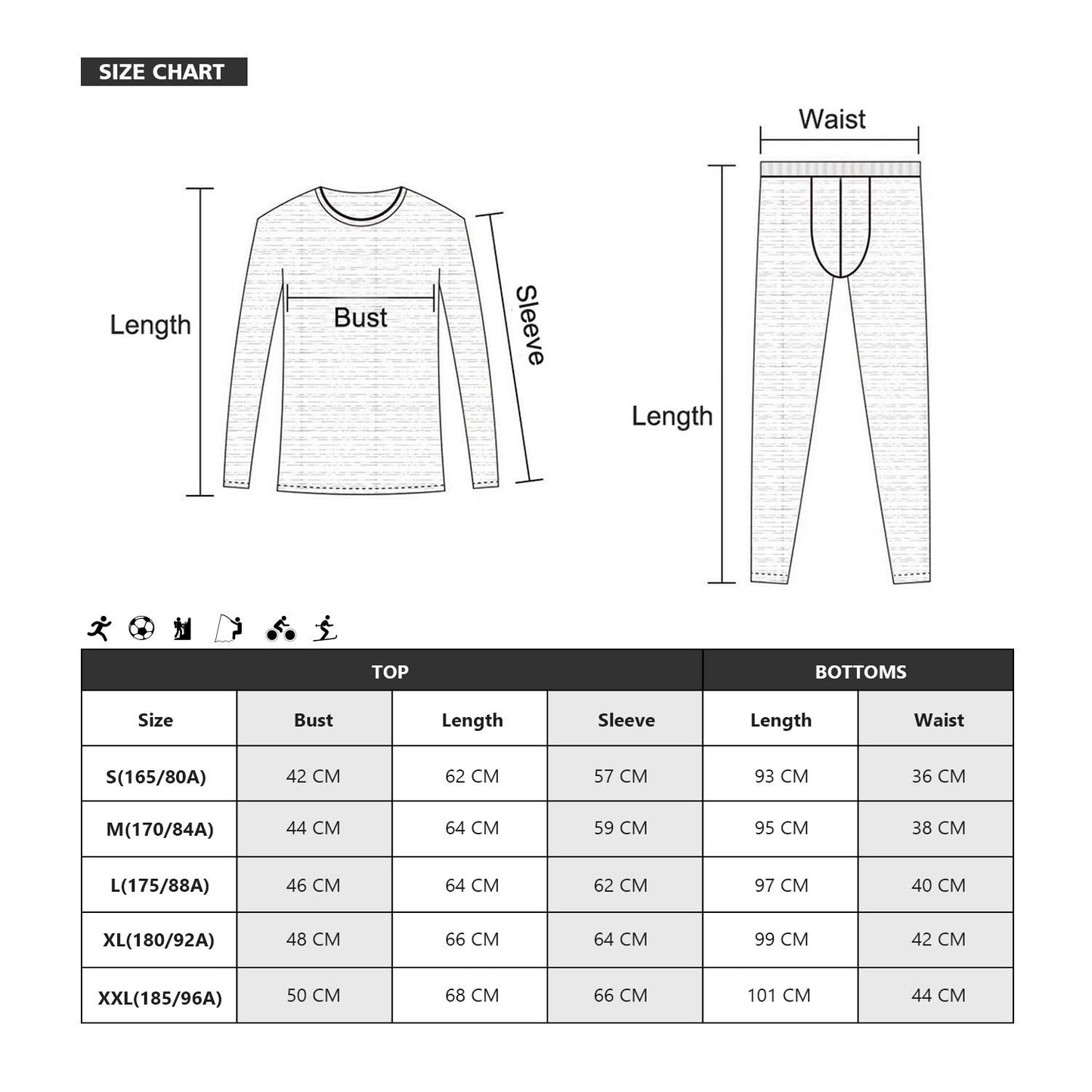 MOBIUSPHY Men's Thermal Underwear Ski Underwear Winter Thermal Underwear Set Warm Soft Functional Underwear Breathable Thermal Underwear Thermal Underwear Thermal Underwear Thermal Underwear Thermal
