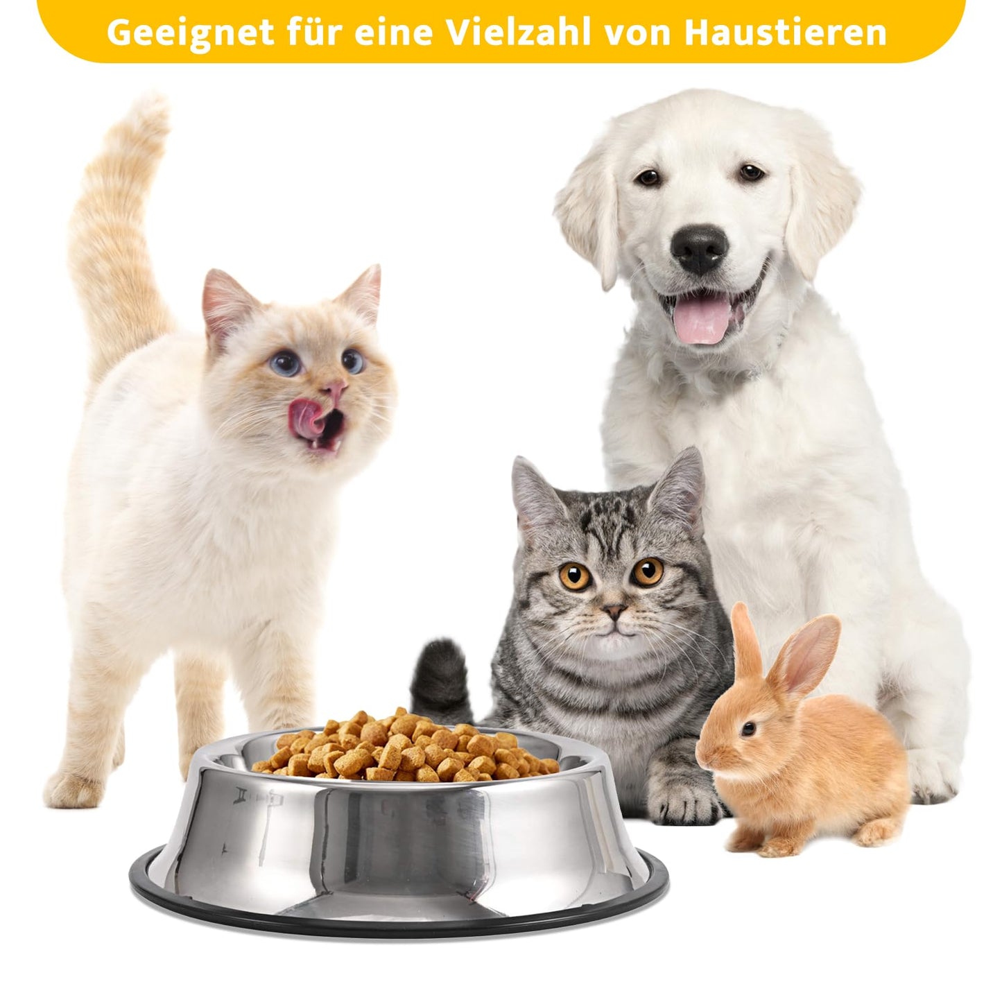 Futterautomat Katze Nassfutter mit Kühlung, 1-4 Tage Frischehaltung, Halbleiter Kühlung, Quick Chills Soße Nassfutter Trockenfutter Katzen Futterautomaten, 5 Mahlzeit Katze Hund katzenfutter automat
