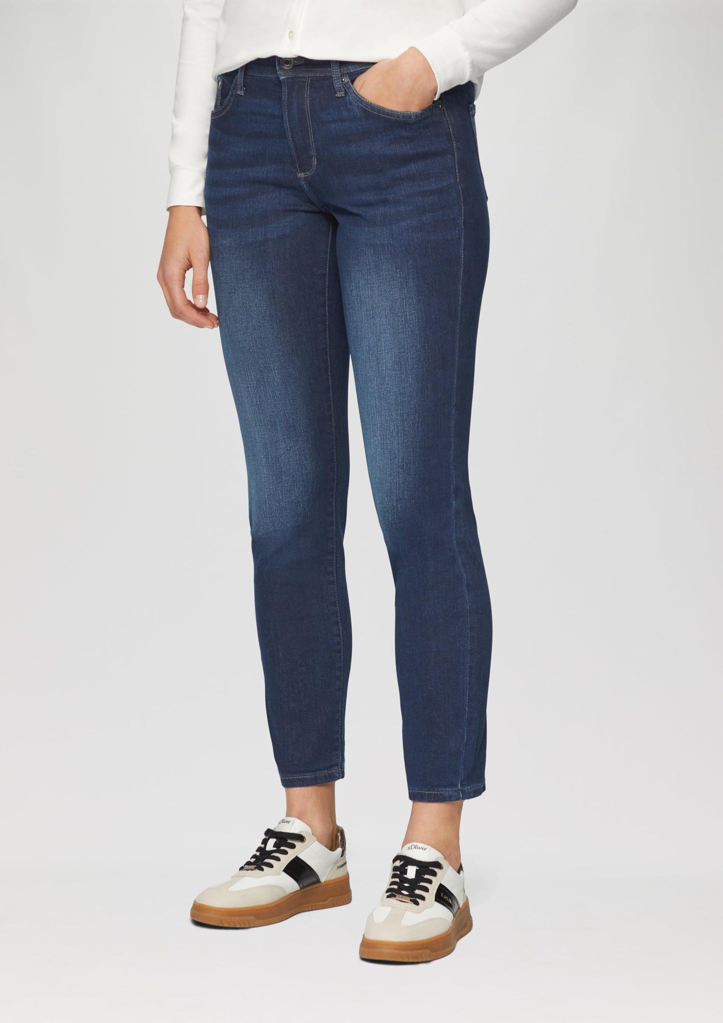 s.Oliver Jeans Betsy/Slim Fit/Mid Rise/Slim Leg