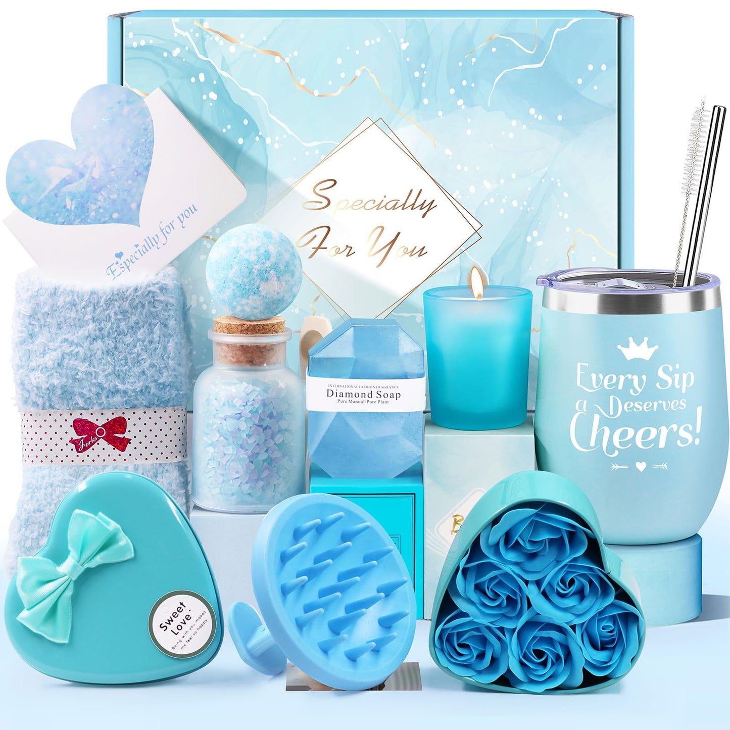 LIVEHITOP Geschenke für Frauen, Geschenk Freundin Geburtstag 10PCS