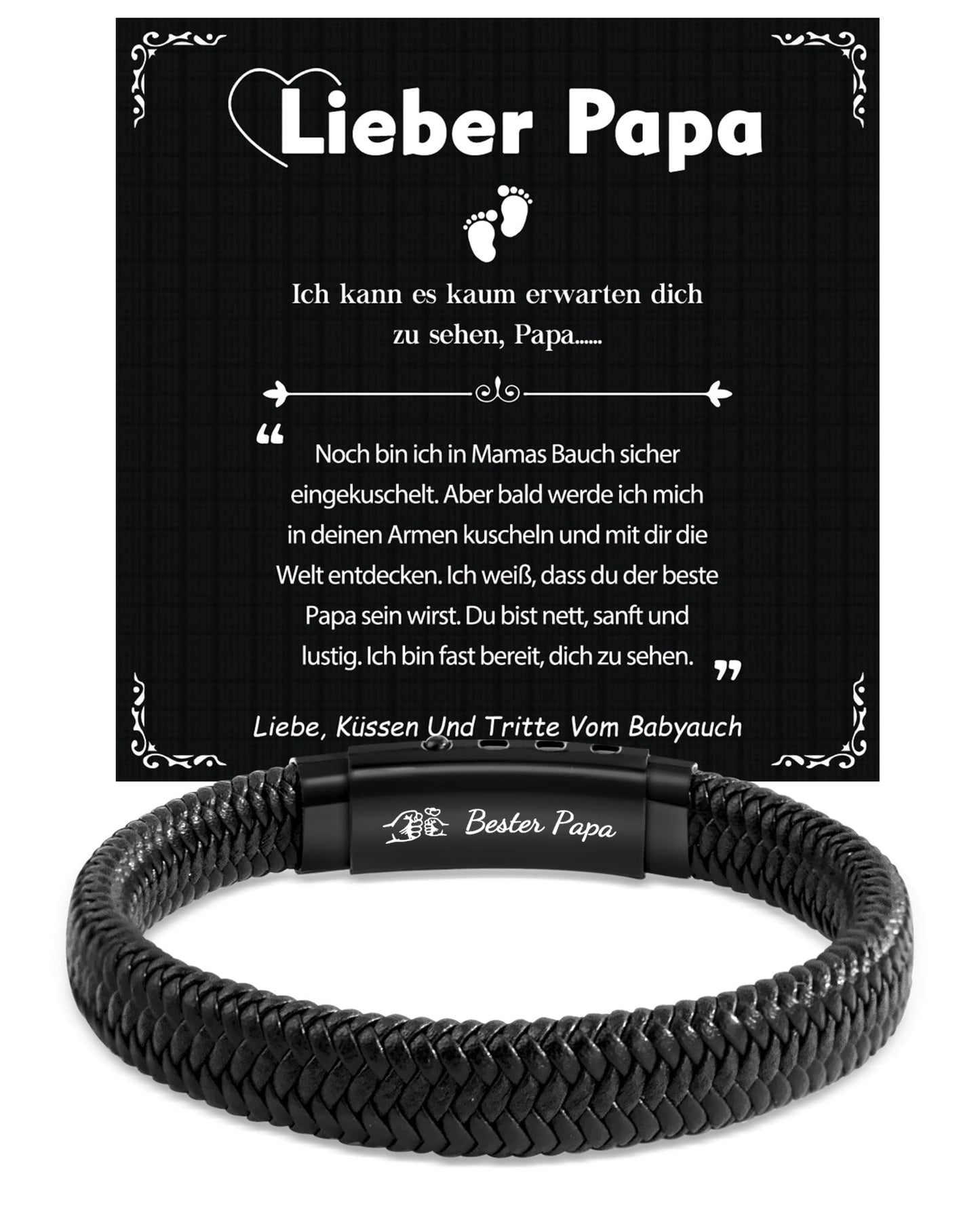 CheersLife Ich Liebe Dich Geschenke für Männer An Meinen Sohn Bruder Mann