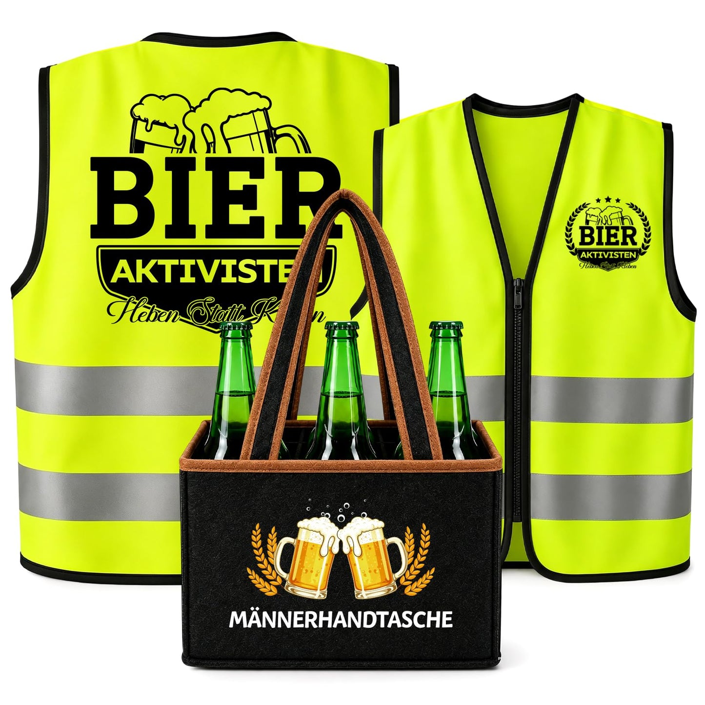WenmthG Lustige Geschenke zum 30 40 50 60 Geburtstag Mann, Bier Geschenkset