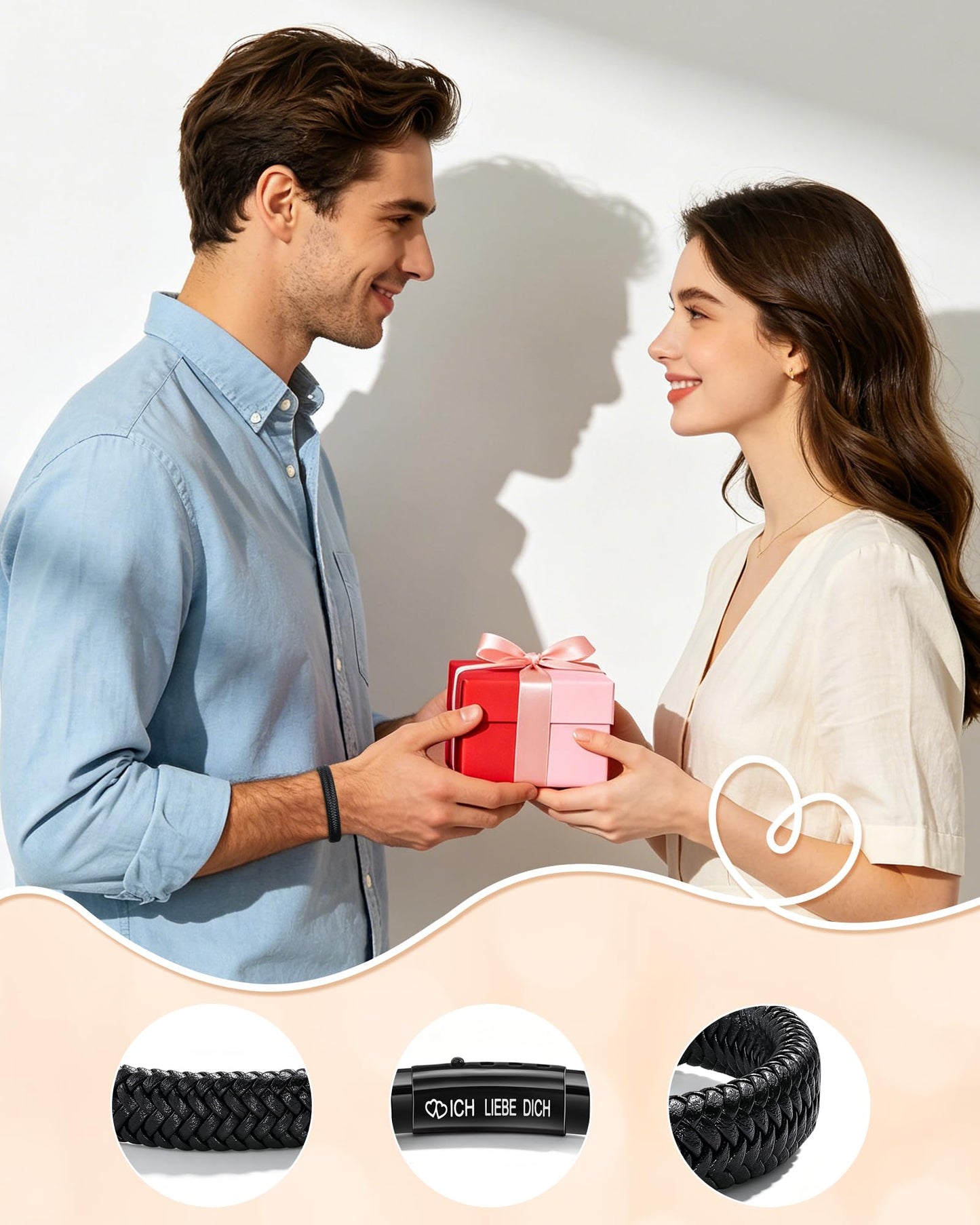 CheersLife Ich Liebe Dich Geschenke für Männer An Meinen Sohn Bruder Mann
