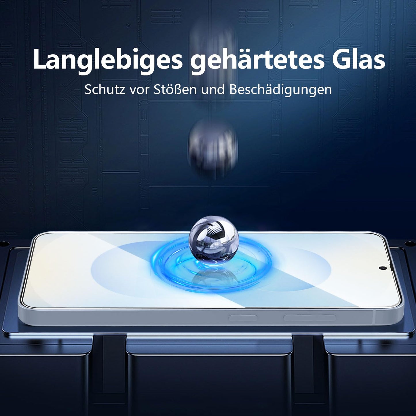 NEW'C Pack of 3 for Samsung Galaxy S25 Ultra Tempered Glass, Scratch Free, 9H Hardness, HD Screen Protector, Ultra Clear, Ultra Resistant