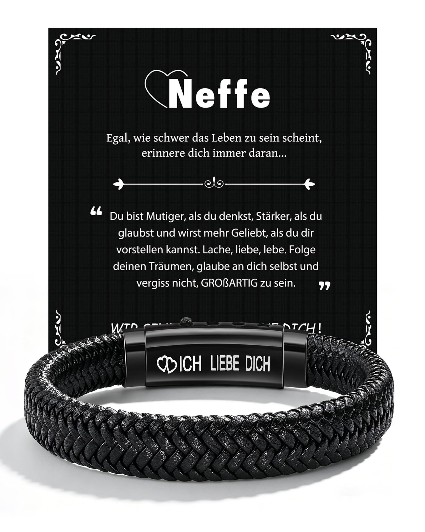 CheersLife Ich Liebe Dich Geschenke für Männer An Meinen Sohn Bruder Mann