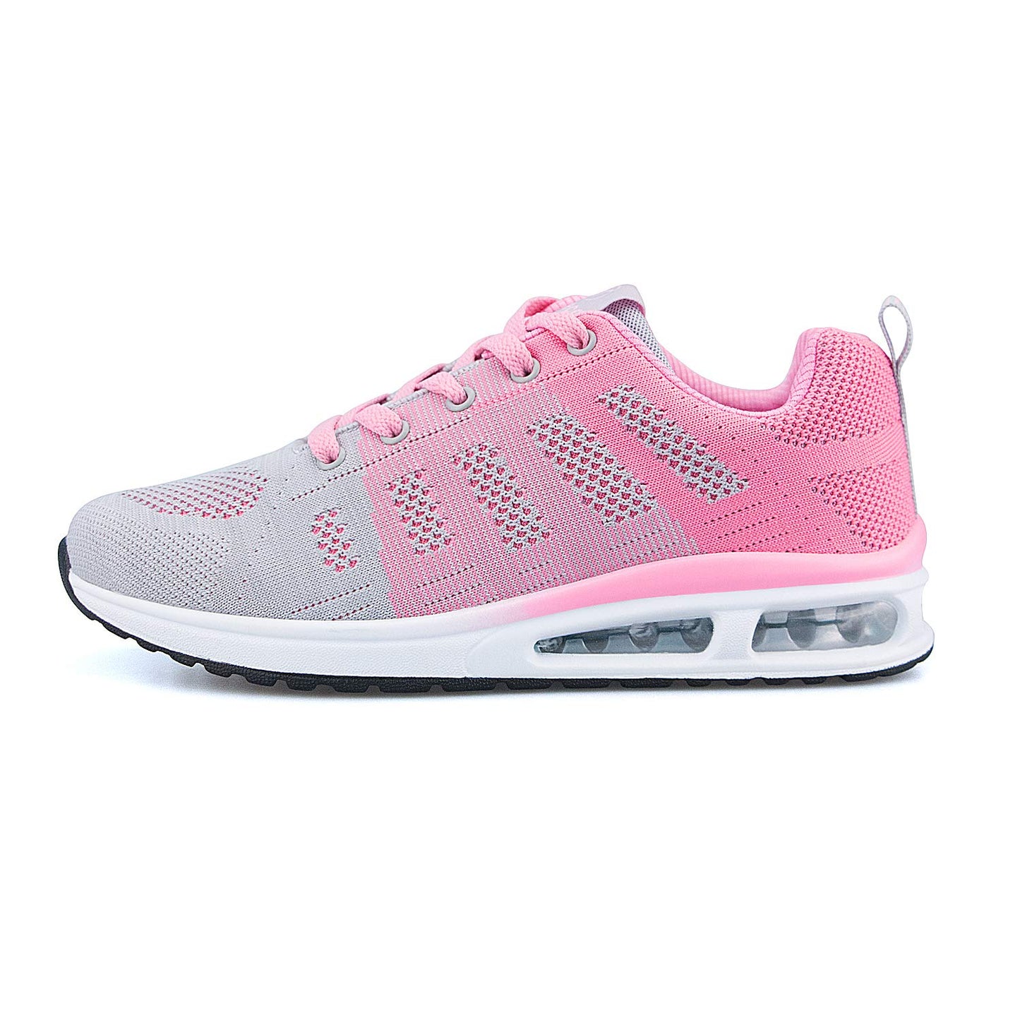 ANBIWANGLUO Damen Turnschuhe Sportliche Laufschuhe Schnürschuhe Atmungsaktive Outdoor Cross Trainer zum Joggen