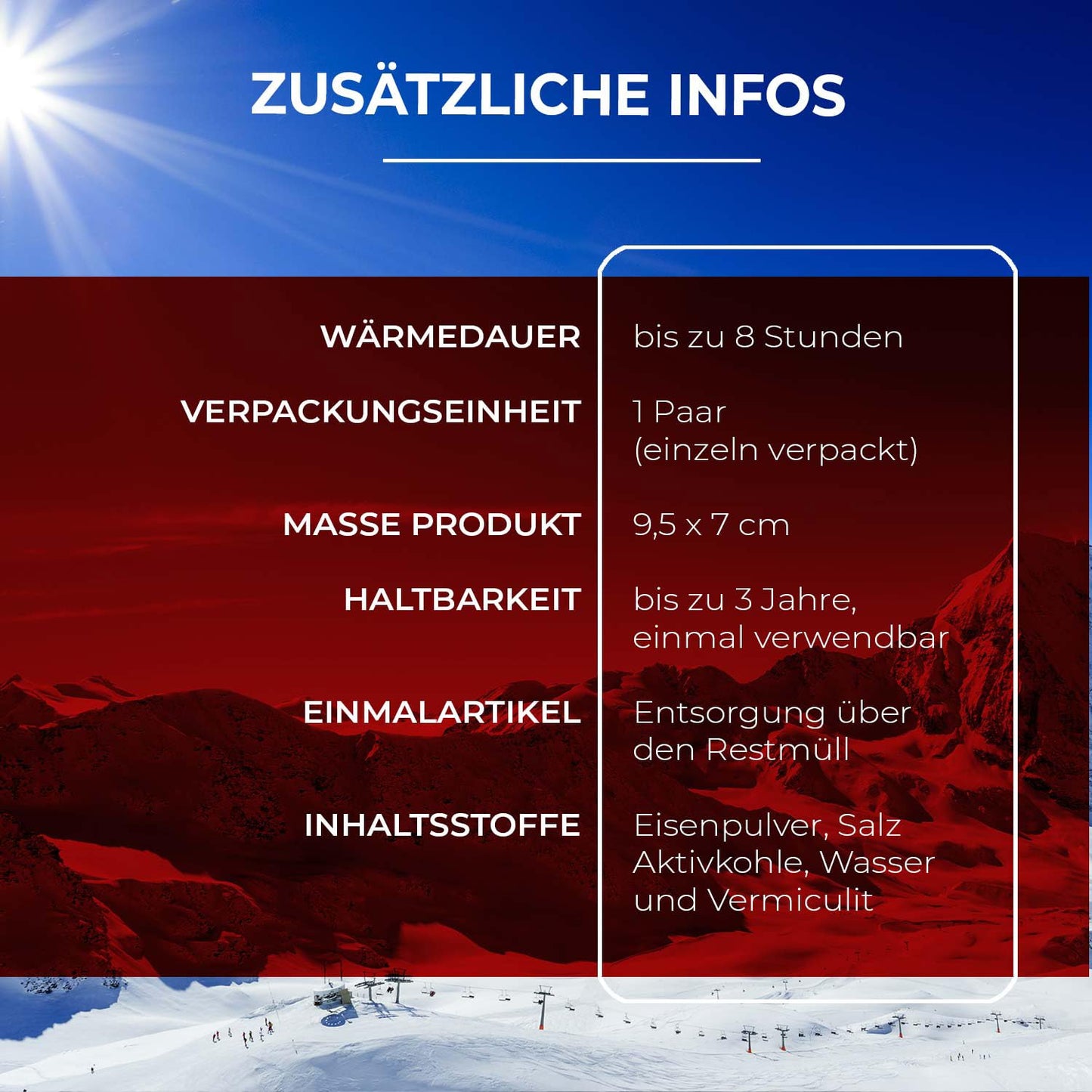 THERMOPAD Sohlenwärmer - DAS ORIGINAL: 5, 10 oder 30 Paar Wärmepads (erhältlich in 5 Größen) - Einlegesohle für 9 Stunden Wärme I Fußwärmer Pads I Extra warme Wärmesohle für Schuhe & Skischuhe