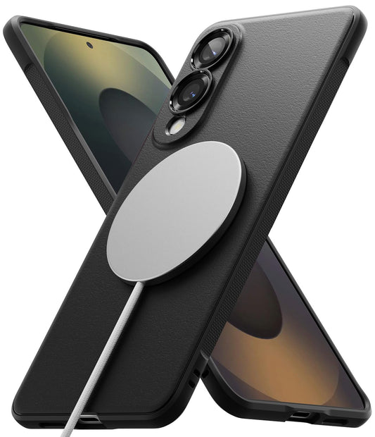 Ringke Onyx Case Compatible with Samsung Galaxy S25 Ultra, Firm Grip, Non-Slip Elegant Design, Perfect Fit, TPU Shockproof Scratch-Resistant Unique Texture Mobile Phone Case, Dark Green