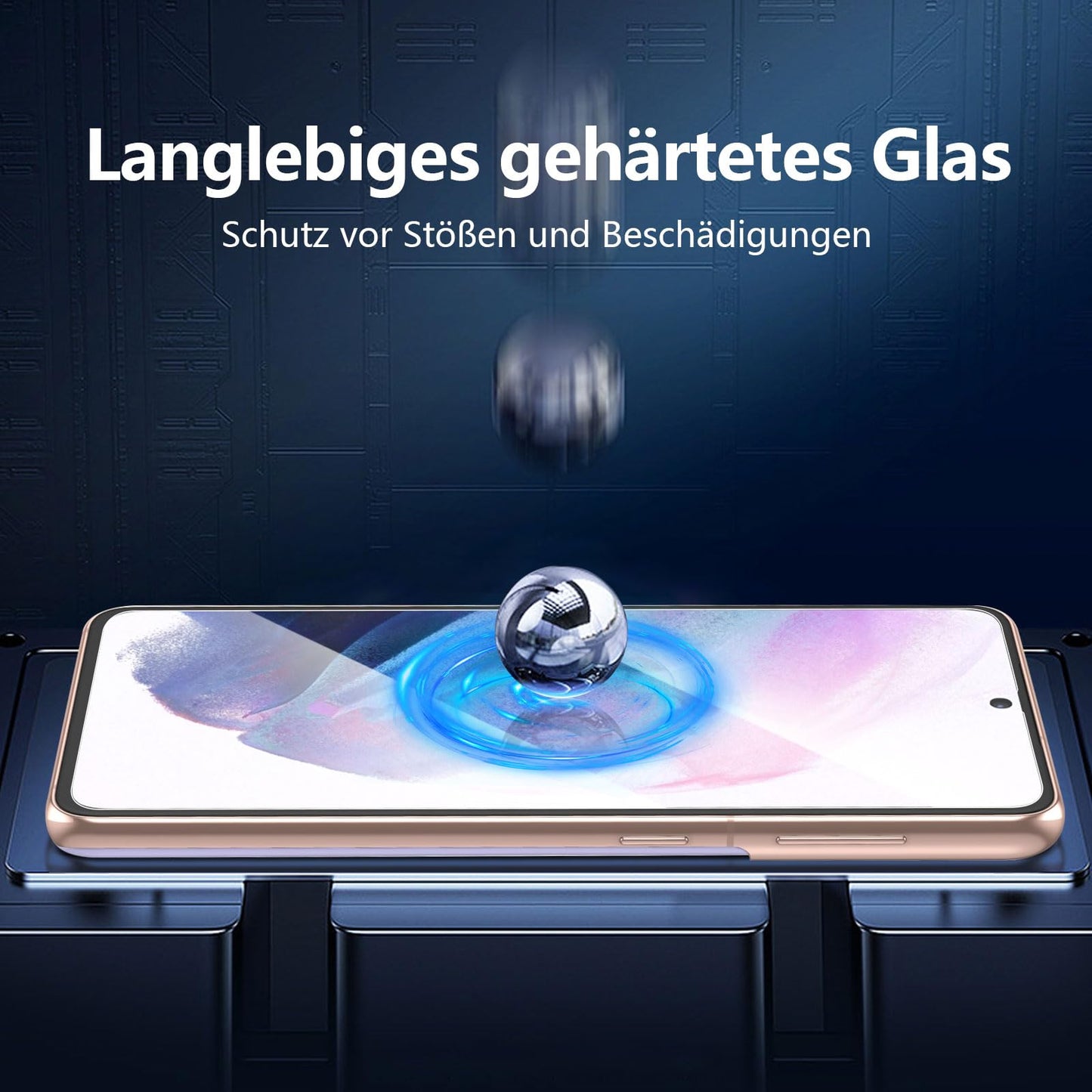 NEW'C Pack of 3 for Samsung Galaxy S25 Ultra Tempered Glass, Scratch Free, 9H Hardness, HD Screen Protector, Ultra Clear, Ultra Resistant