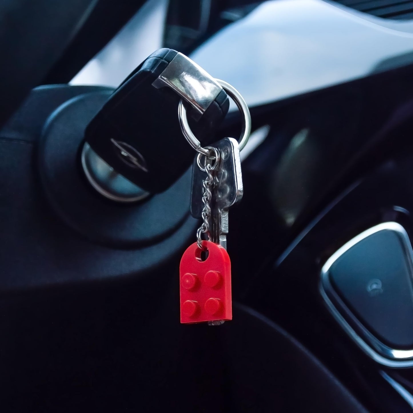 NumeroPhi - Schlüsselanhänger Partner Herz, Schlüsselanhänger Paar, Couple Keychain Zwei Herzen, Ideen für Jahrestag