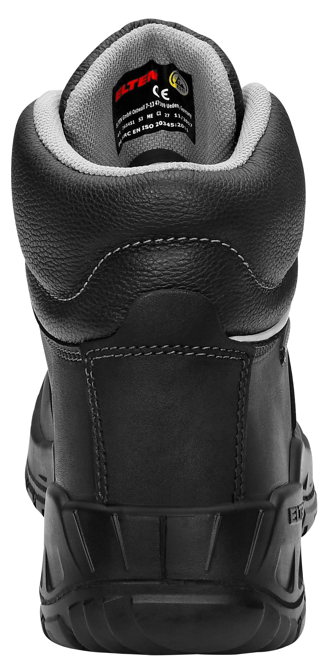 ELTEN Sicherheitsschuhe Renzo GTX Mid ESD S3 CI, Damen und Herren, Leder, Stahlkappe, leicht, robust Schwarz44