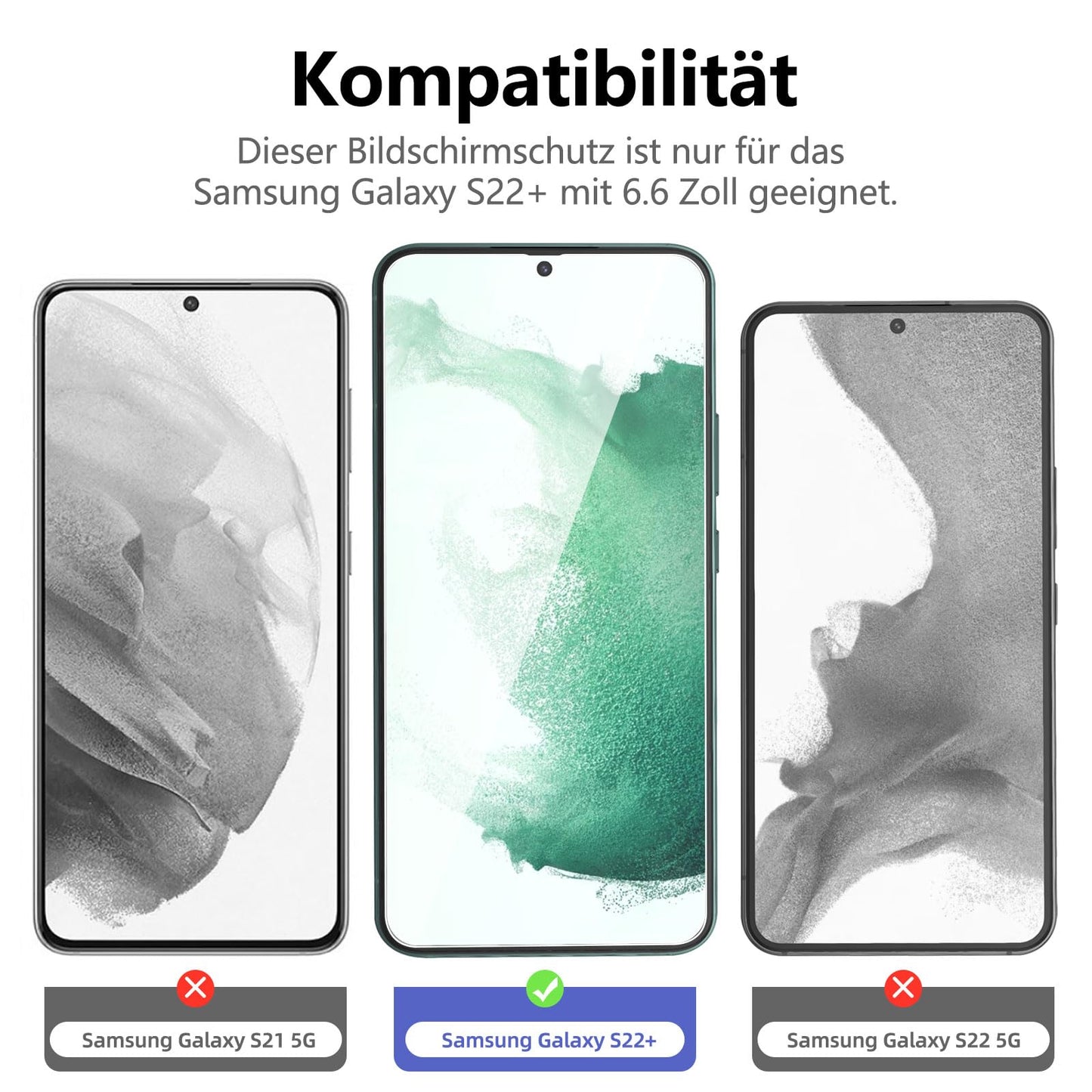 NEW'C Pack of 3 for Samsung Galaxy S25 Ultra Tempered Glass, Scratch Free, 9H Hardness, HD Screen Protector, Ultra Clear, Ultra Resistant
