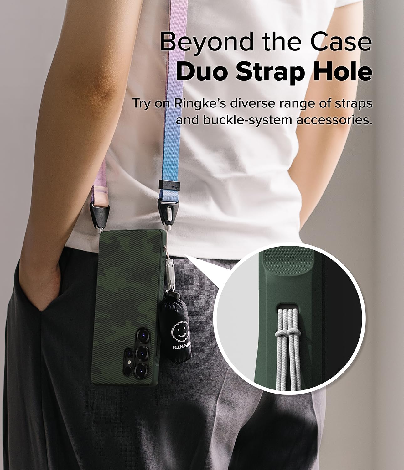 Ringke Onyx Case Compatible with Samsung Galaxy S25 Ultra, Firm Grip, Non-Slip Elegant Design, Perfect Fit, TPU Shockproof Scratch-Resistant Unique Texture Mobile Phone Case, Dark Green