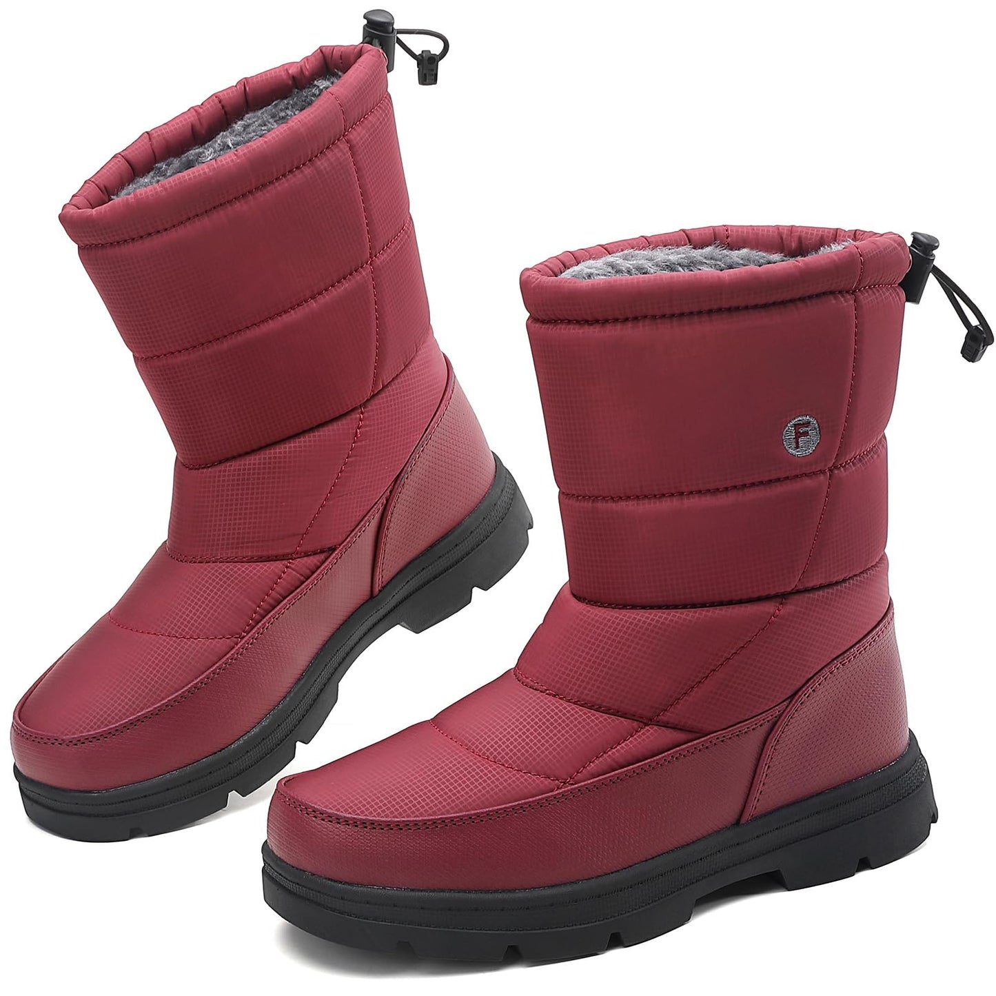 BARFULKER Winterschuhe Herren Damen Winterstiefel Outdoor Warm Gefüttert Schneestiefel,Gr.36-46 EU
