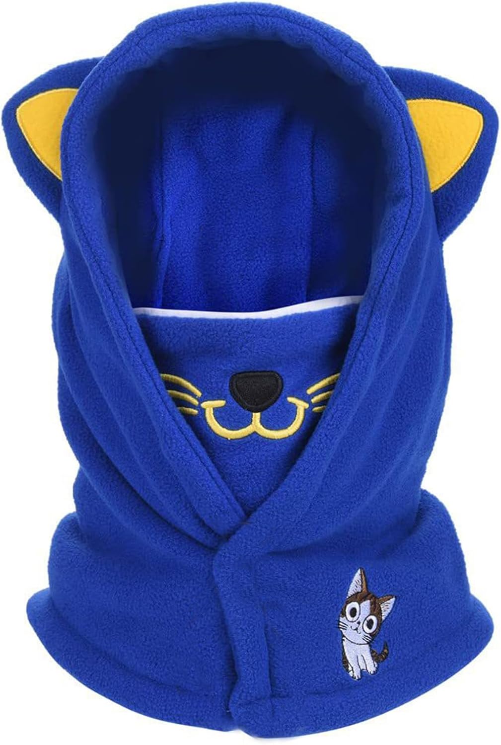 Children's Winter Thermal Fleece Balaclava 4-12 Years, Multifunctional Windproof Adjustable Face Mask, Ski Mask, Warm Hat, Balaclava, Neck Warmer Scarf for Boys and Girls, Outdoor Activities