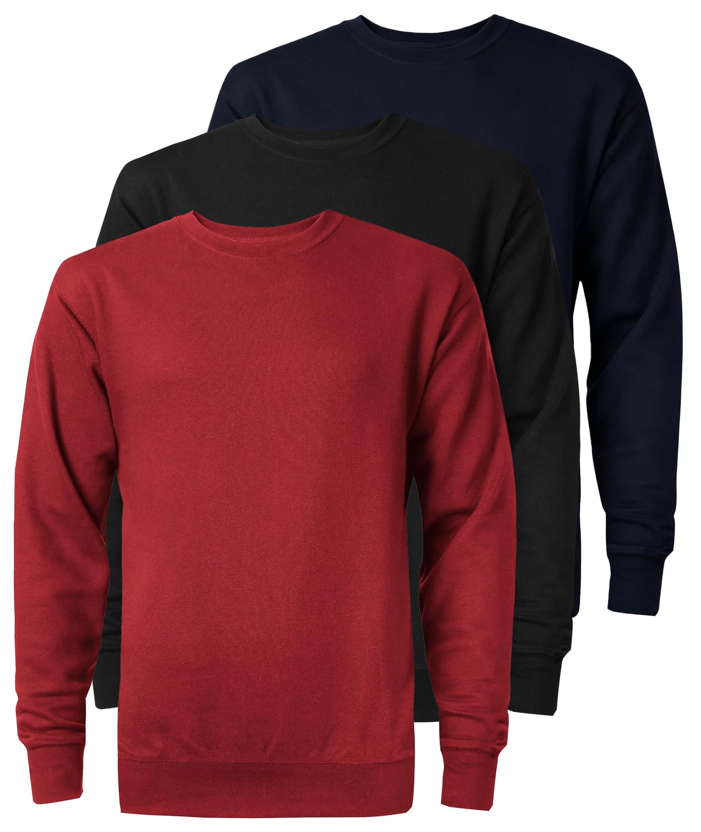 SwissWell Herren Sweatshirts Set Causal Pullover Regular Fit Langarm Shirts