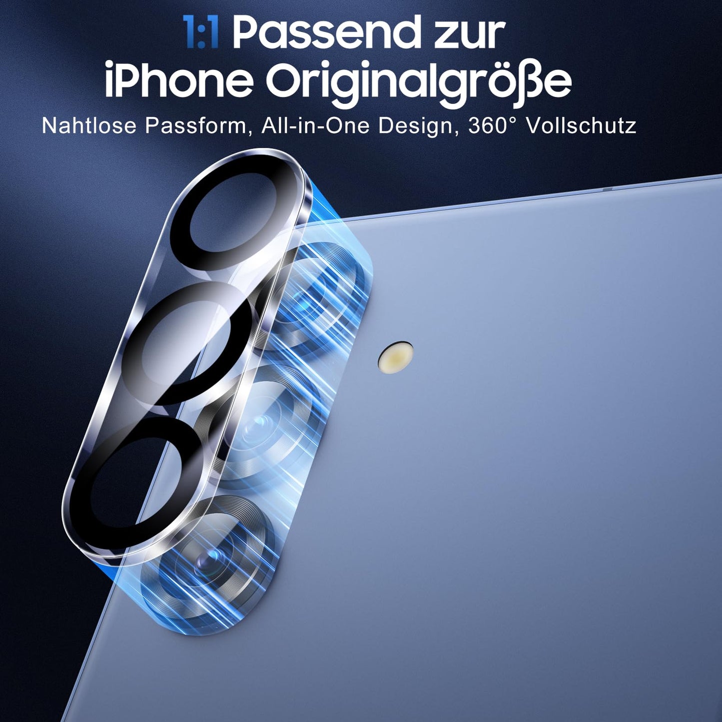 UniqueMe For Samsung Galaxy S25 Ultra Camera Protection - [Scratch-Resistant, Stable] Ultra Clear 9H Hardness Camera Protection for Samsung S25 Ultra Camera Protection [Pack of 3] - HD Transparent