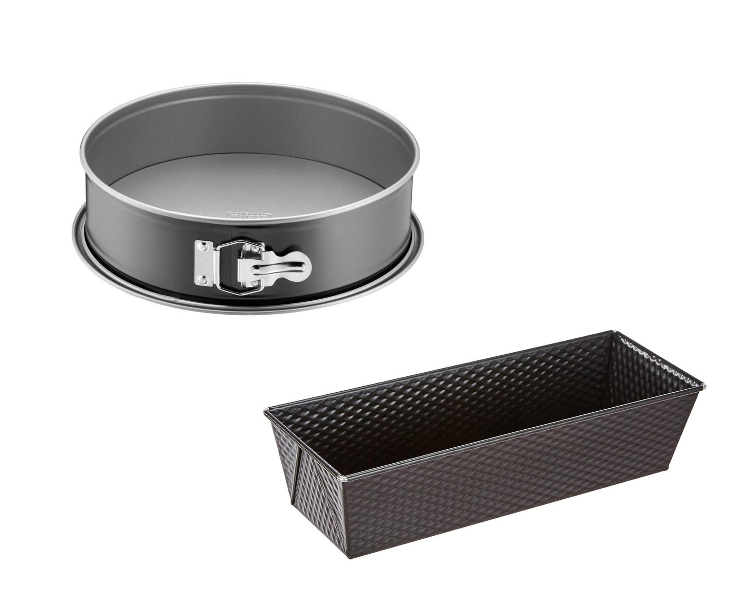 Original Kaiser Inspiration Springform 26 cm rund, Flachboden, runde Backform, Kuchenform antihaftbeschichtet, auslaufsicher