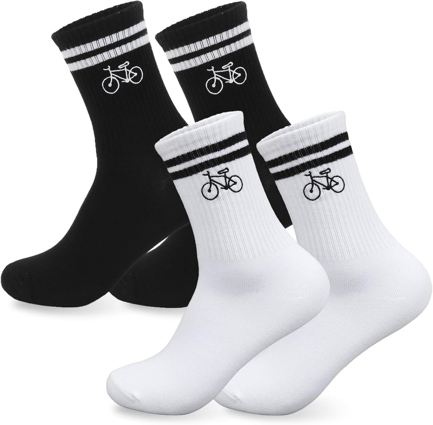 HUKUMA Rennrad Socken,35-46 Fahrradsocken Herren,Fahrrad Geschenk für Herren Damen,Rennrad Zubehör,Fahrradfahrer Tennissocken Accessoires,Lustiges Geschenk für Geburtstag Männer und Frauen