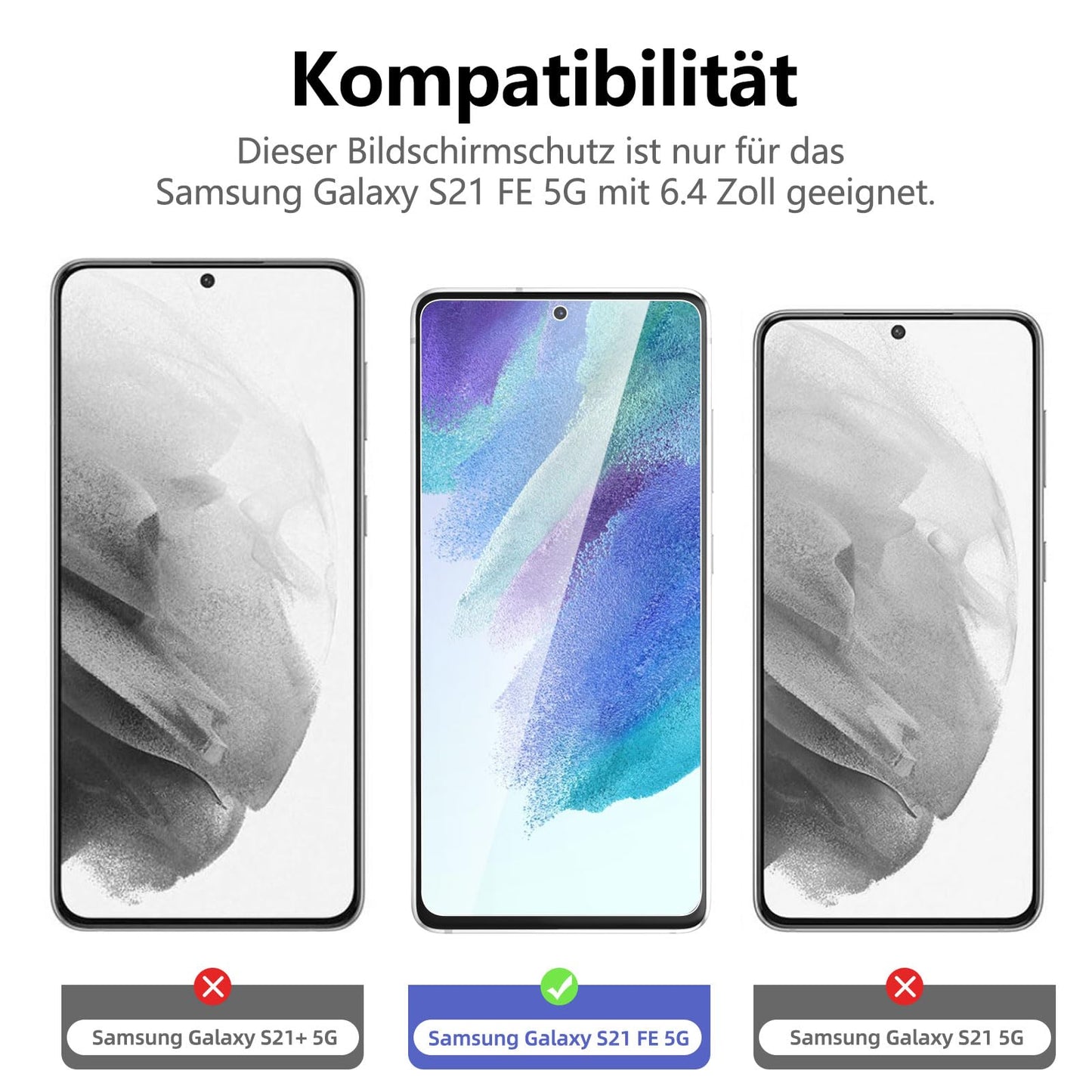 NEW'C Pack of 3 for Samsung Galaxy S25 Ultra Tempered Glass, Scratch Free, 9H Hardness, HD Screen Protector, Ultra Clear, Ultra Resistant